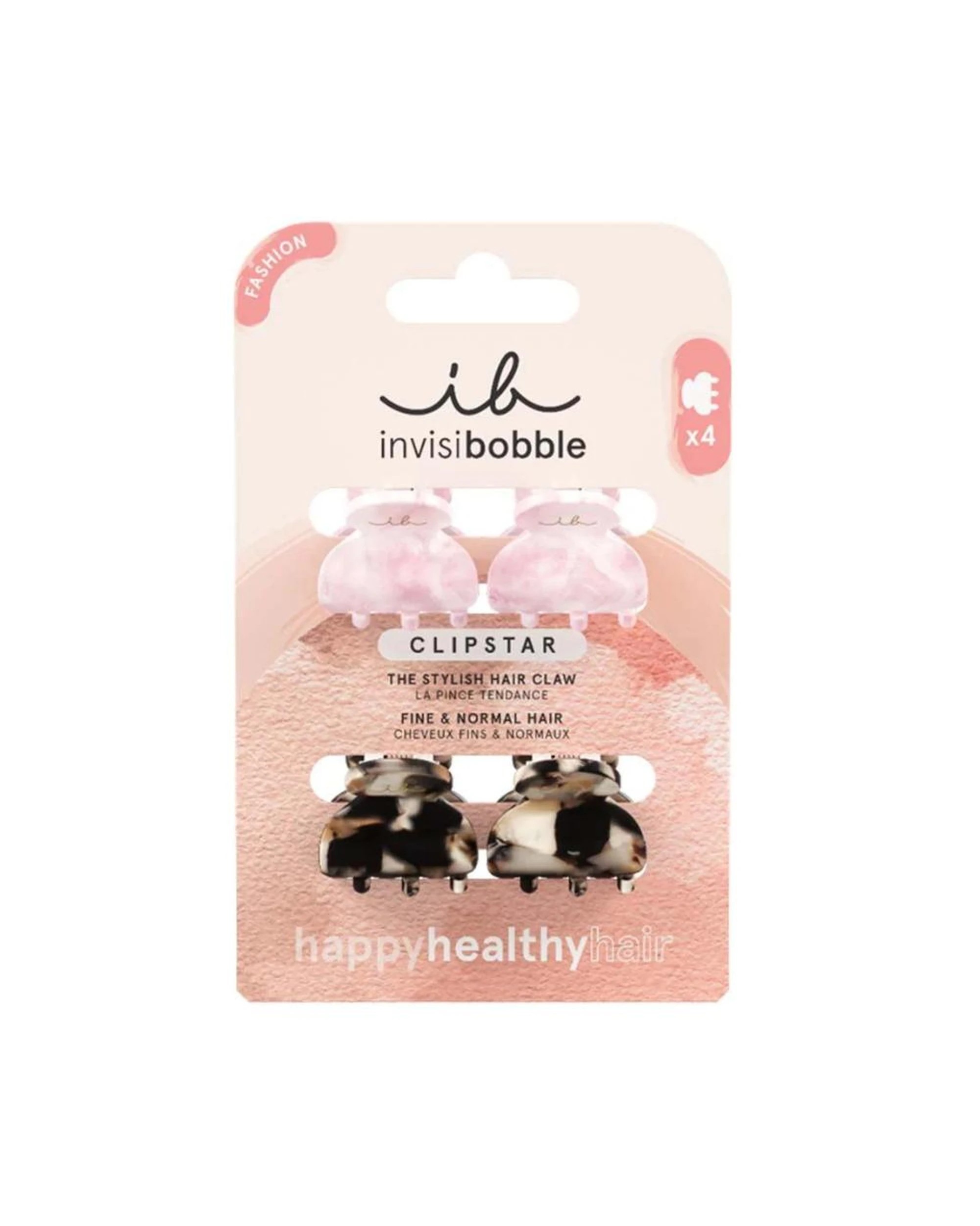 1 Invisibobble Clipstar Hair Claw Clip 4Pk - Petite Four - Multi, 1 of 2