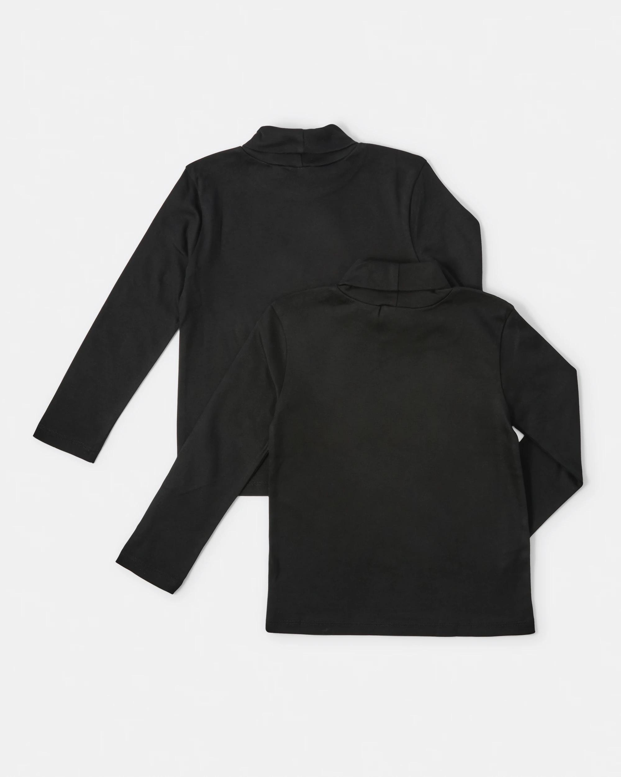 2 2 Pack Skivvy Top Black, 2 of 4