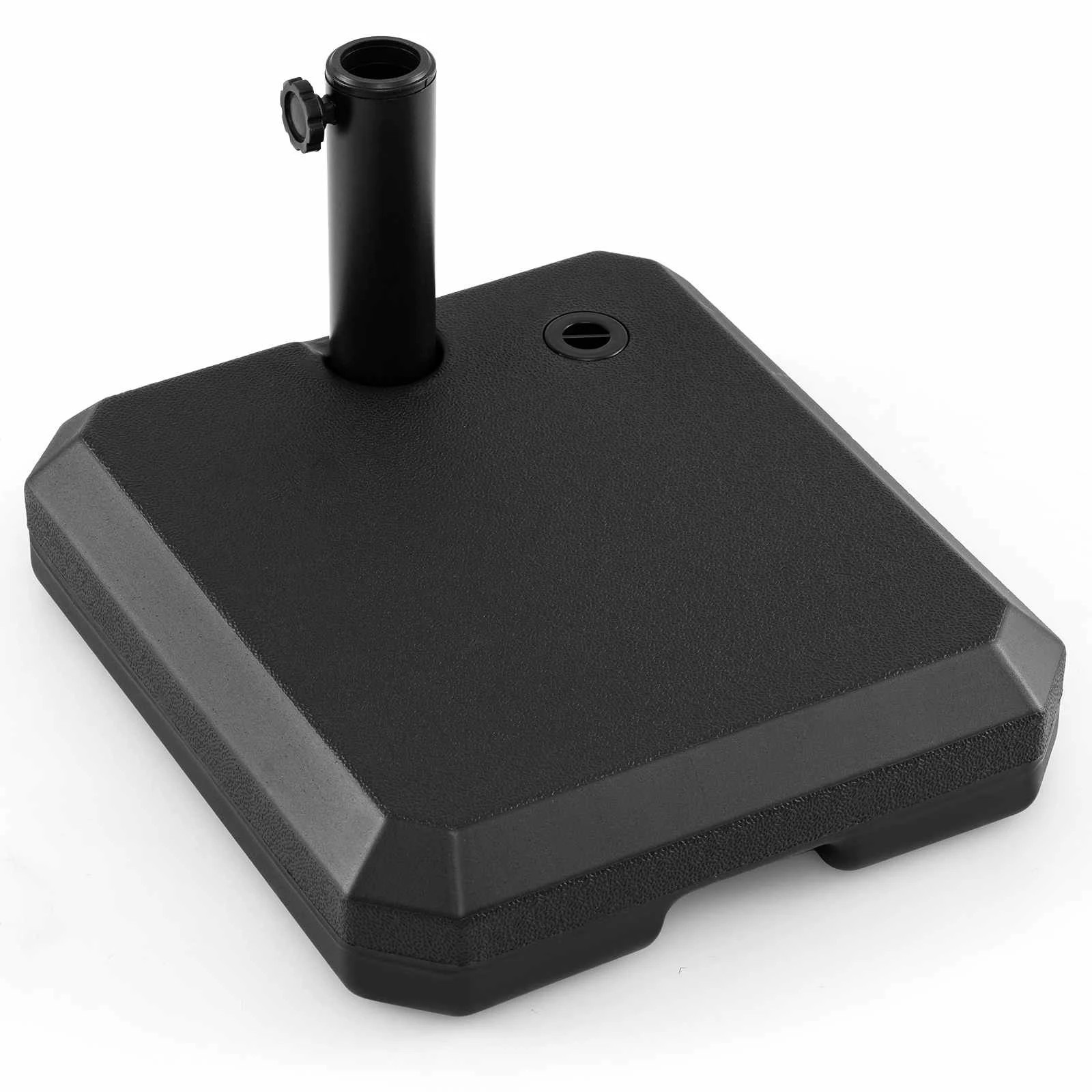 1 Costway Half Patio Umbrella Base Weight Stand 22kg Water Sand Fillable Holder, 1 of 1
