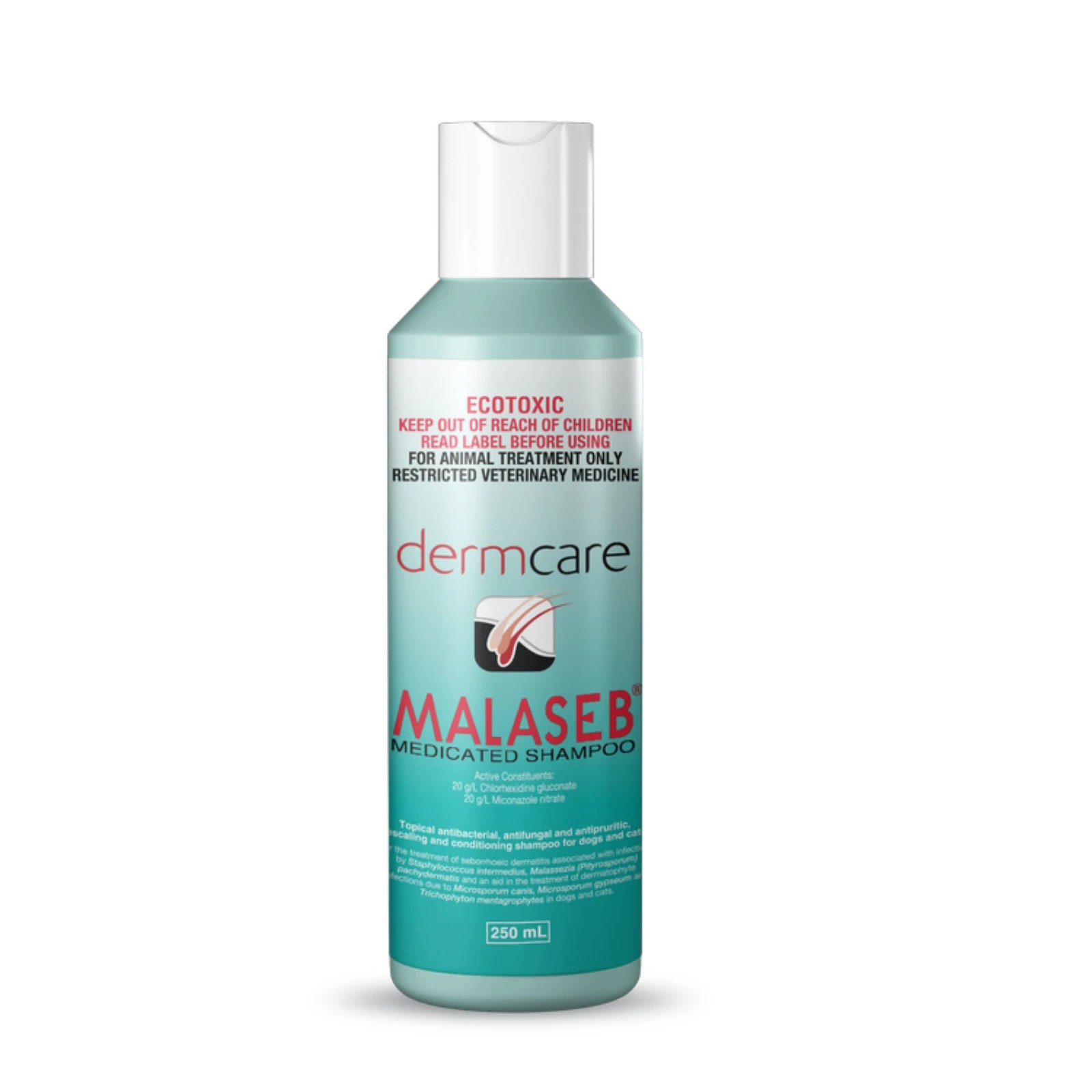 1 Dermcare Malaseb Medicated Shampoo - 250ml, 1 of 2