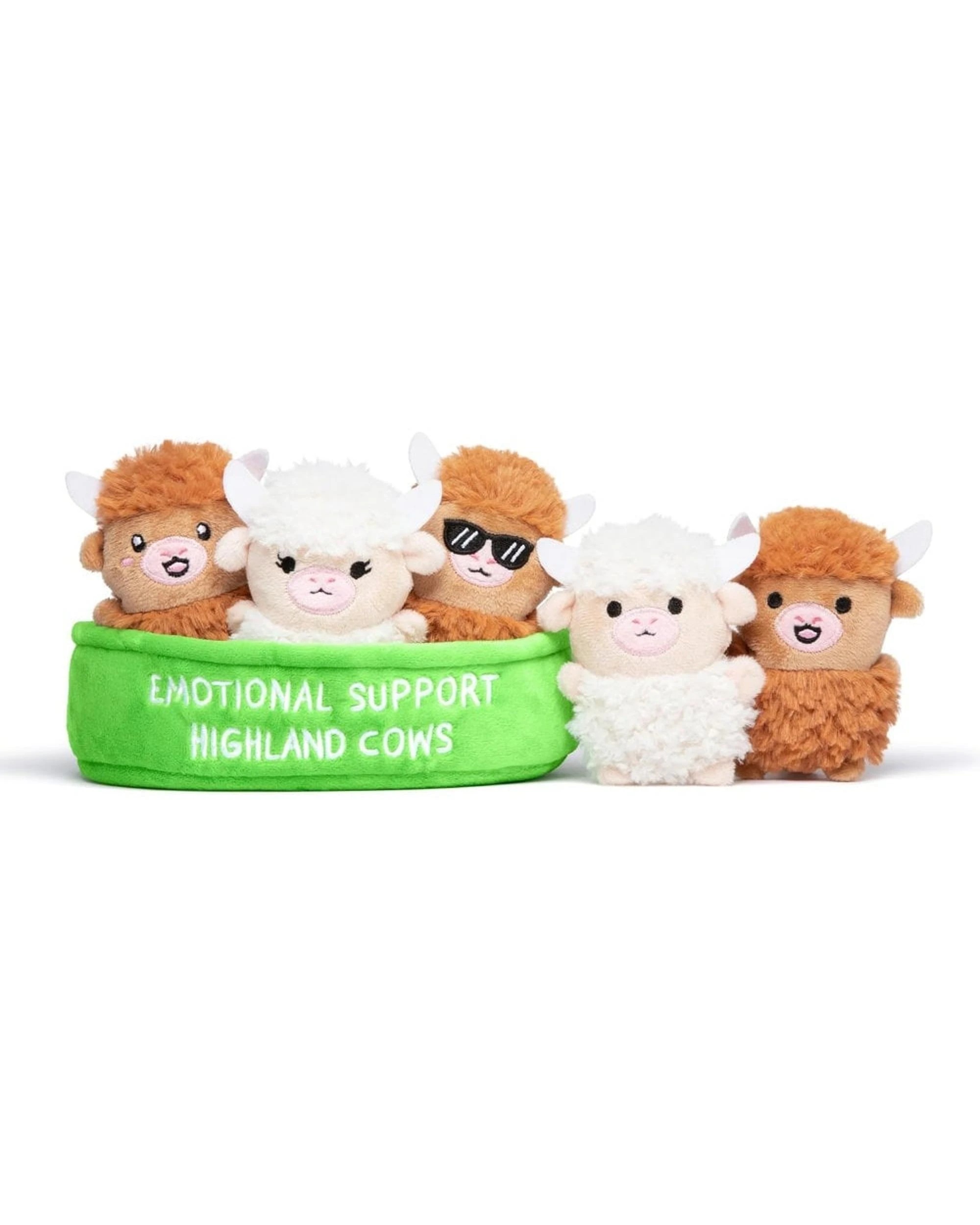 1 Emotional Support Highland Cows Plush Set, 1 of 6