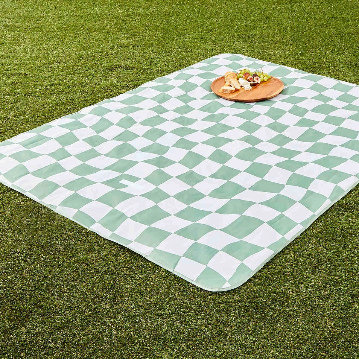 1 Check Picnic Mat - 1.8m x 1.46m, 1 of 7