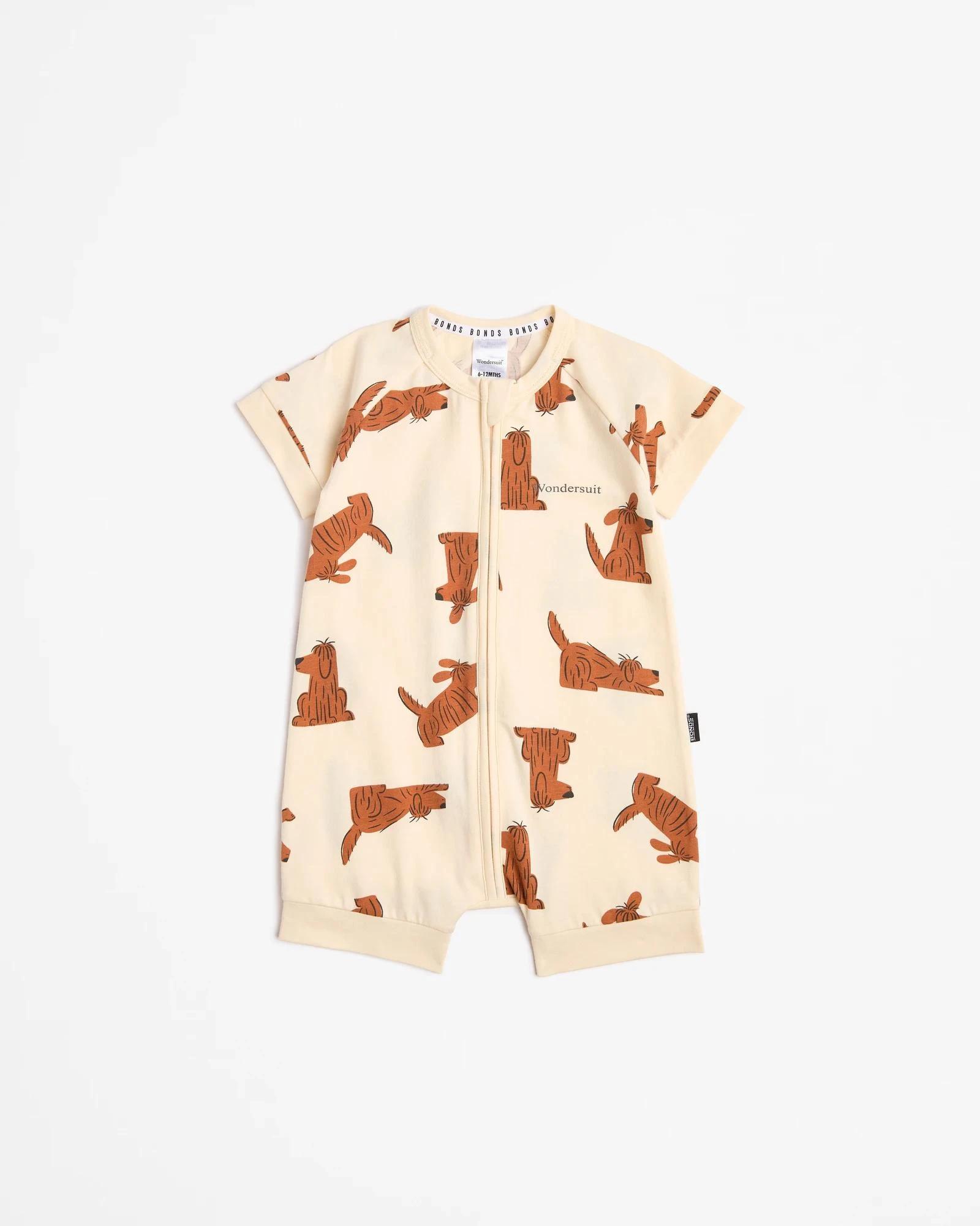 2 Bonds Baby Zippy Wondersuit Romper VANILLA CREAM RUN FREE RALPH, 2 of 5