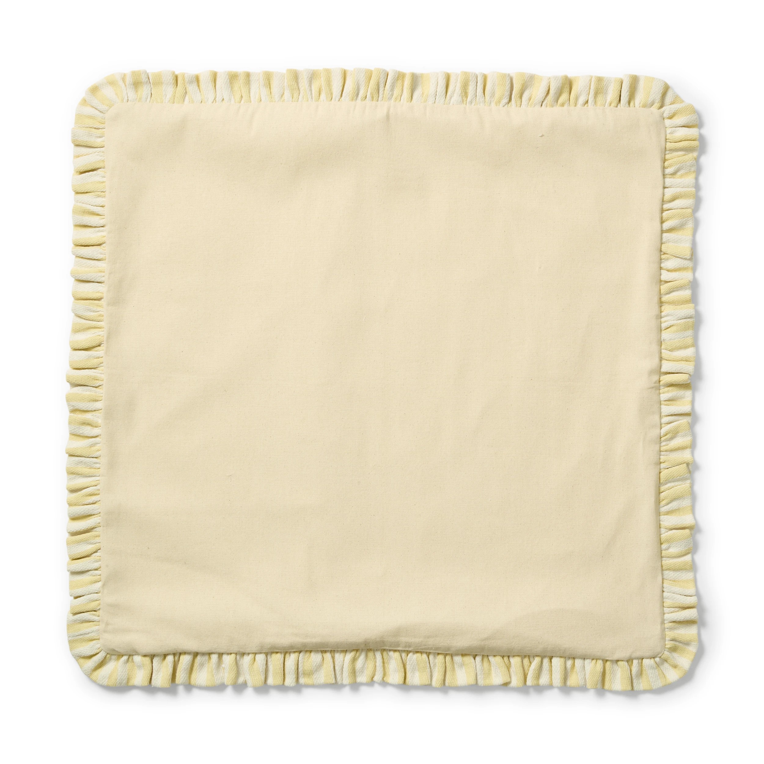 4 60cm Stripe Cushion Cover - Butter, 4 of 6