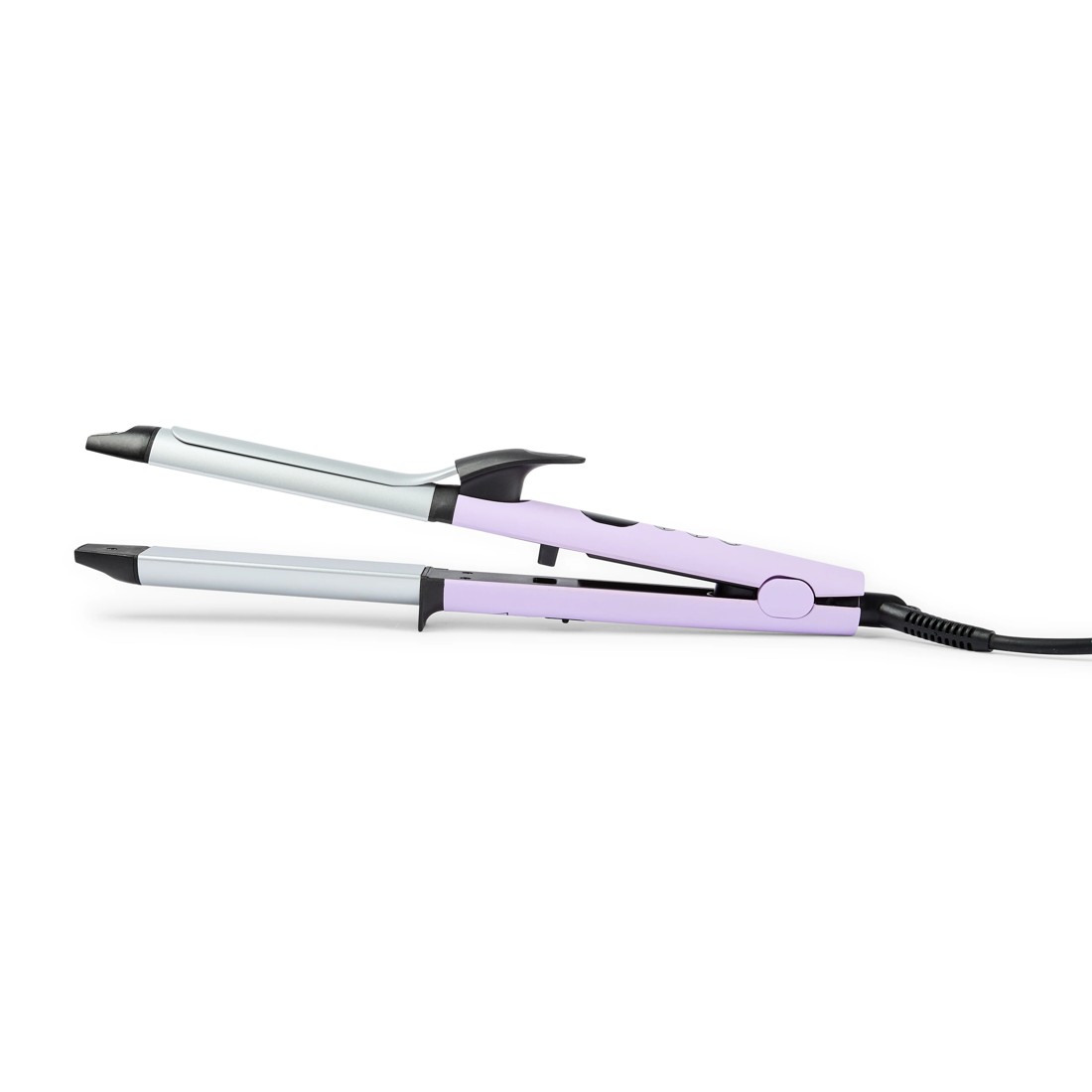 3 2-in-1 Straightening Curler - Purple, 3 of 10