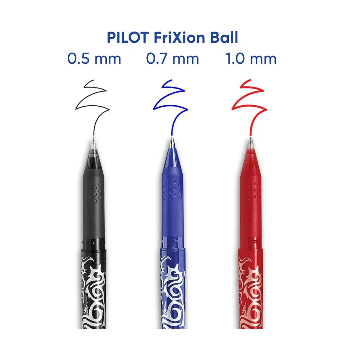 5 PILOT FriXion Ball Erasable Gel Pen 0.7mm Red 2 Pack, 5 of 9