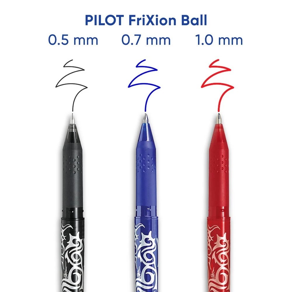 5 PILOT FriXion Ball Erasable Gel Pen 0.7mm Red 2 Pack, 5 of 9
