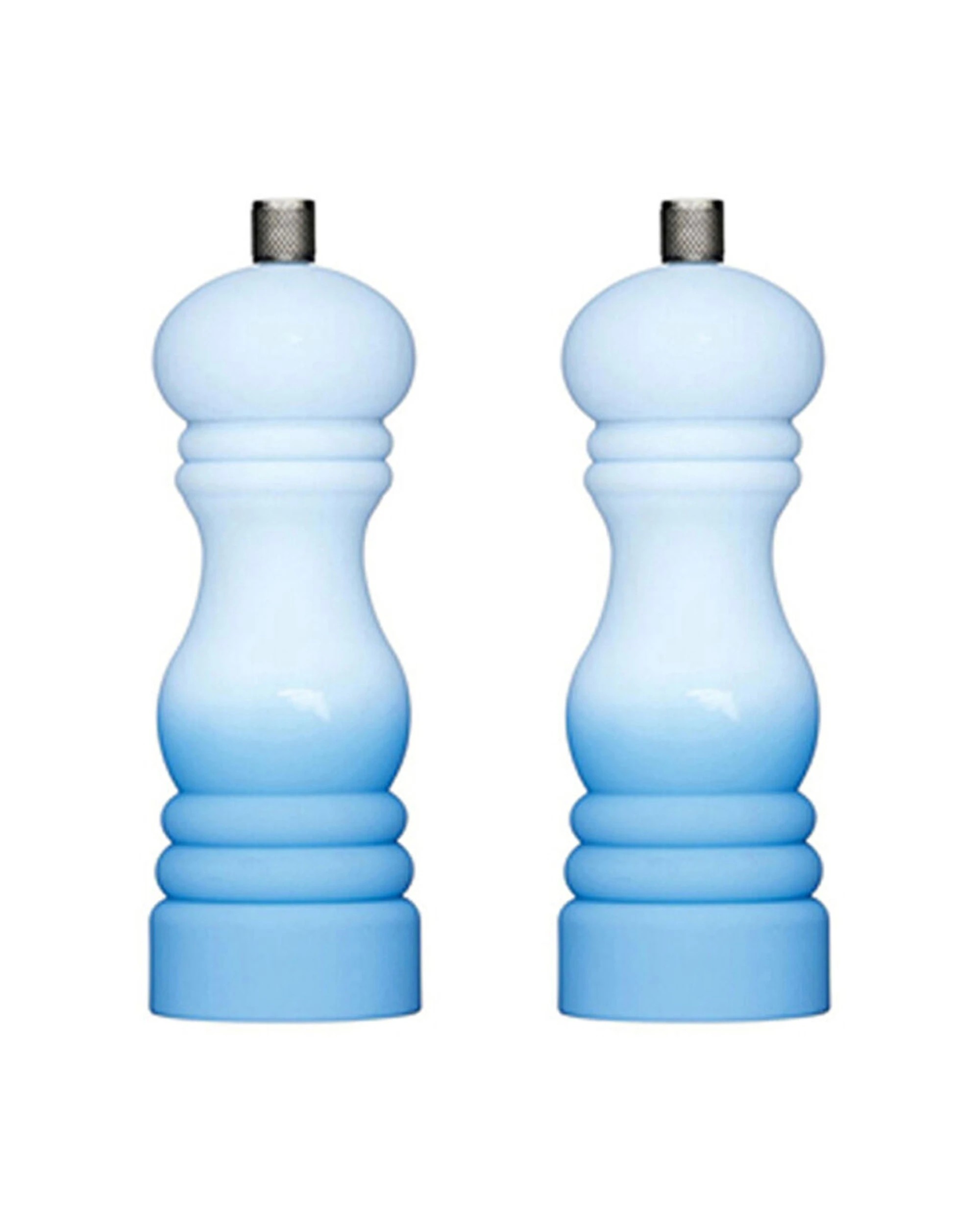 1 Mastercraft 2PK 17cm Ombre Capstan Salt Pepper Mill Spice Grinder Kitchen Utensils Set - Blue, 1 of 6