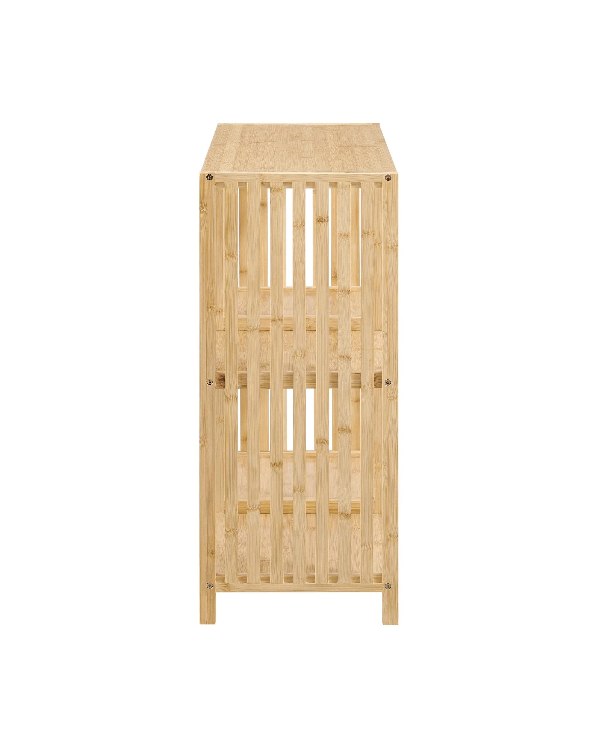 5 Kodu Open Shelf Bookshelf Display Unit 2x2 Bamboo - Natural, 5 of 9