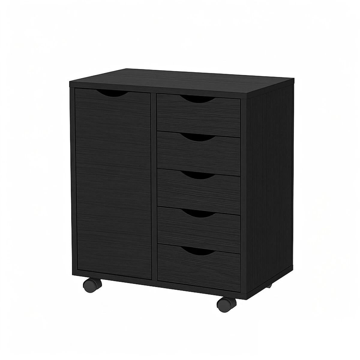 1 AUSWAY Mobile File Cabinet 5 Drawer Side Under Desk, 1 of 3
