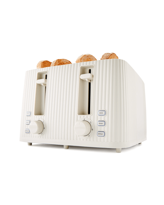 4 Slice Toaster Linear - Off W