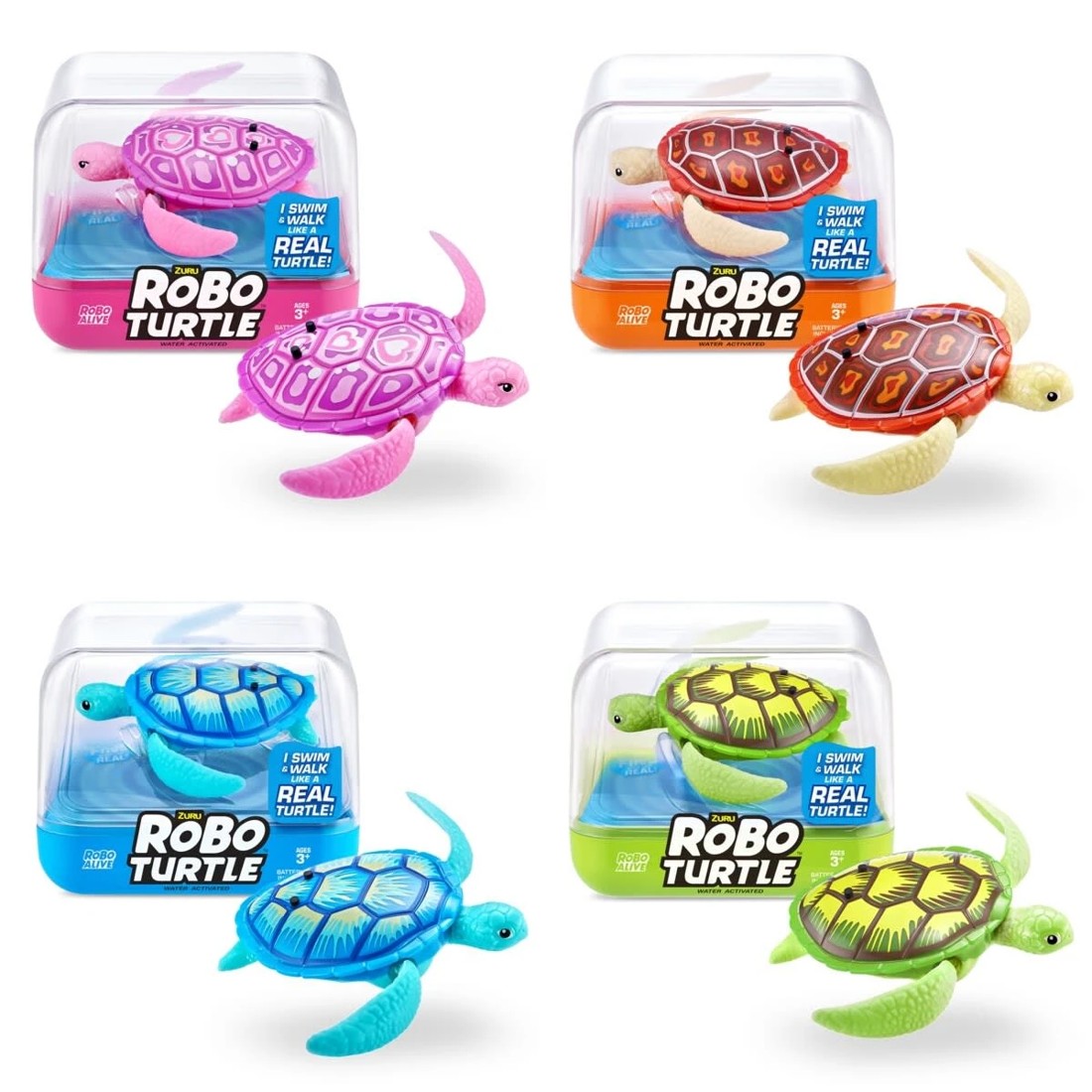 1 Zuru Robo Alive Water Activated Turtle - Assorted, 1 of 10