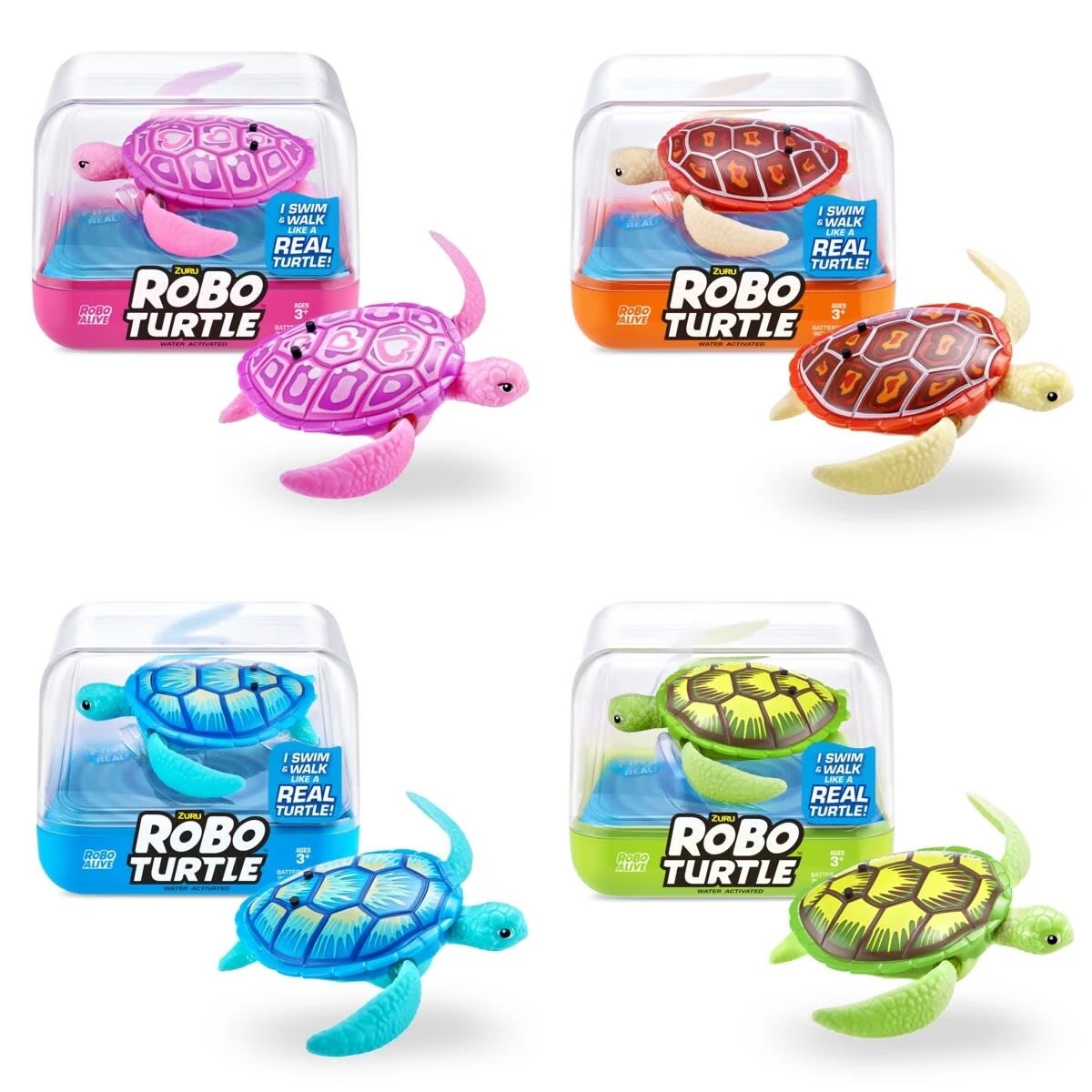 1 Zuru Robo Alive Water Activated Turtle - Assorted, 1 of 10