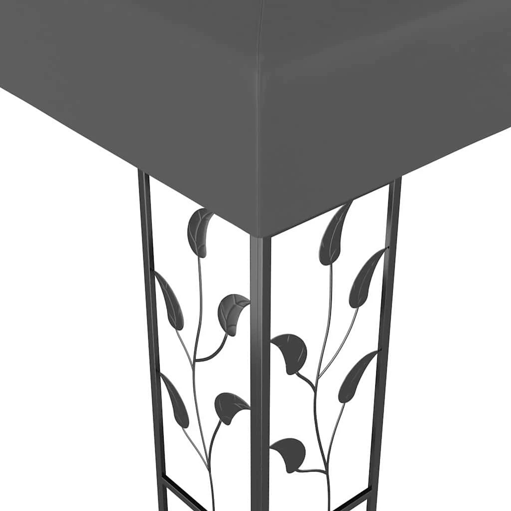 3 vidaXL Gazebo UV-resistant materials - Grey, 3 of 5