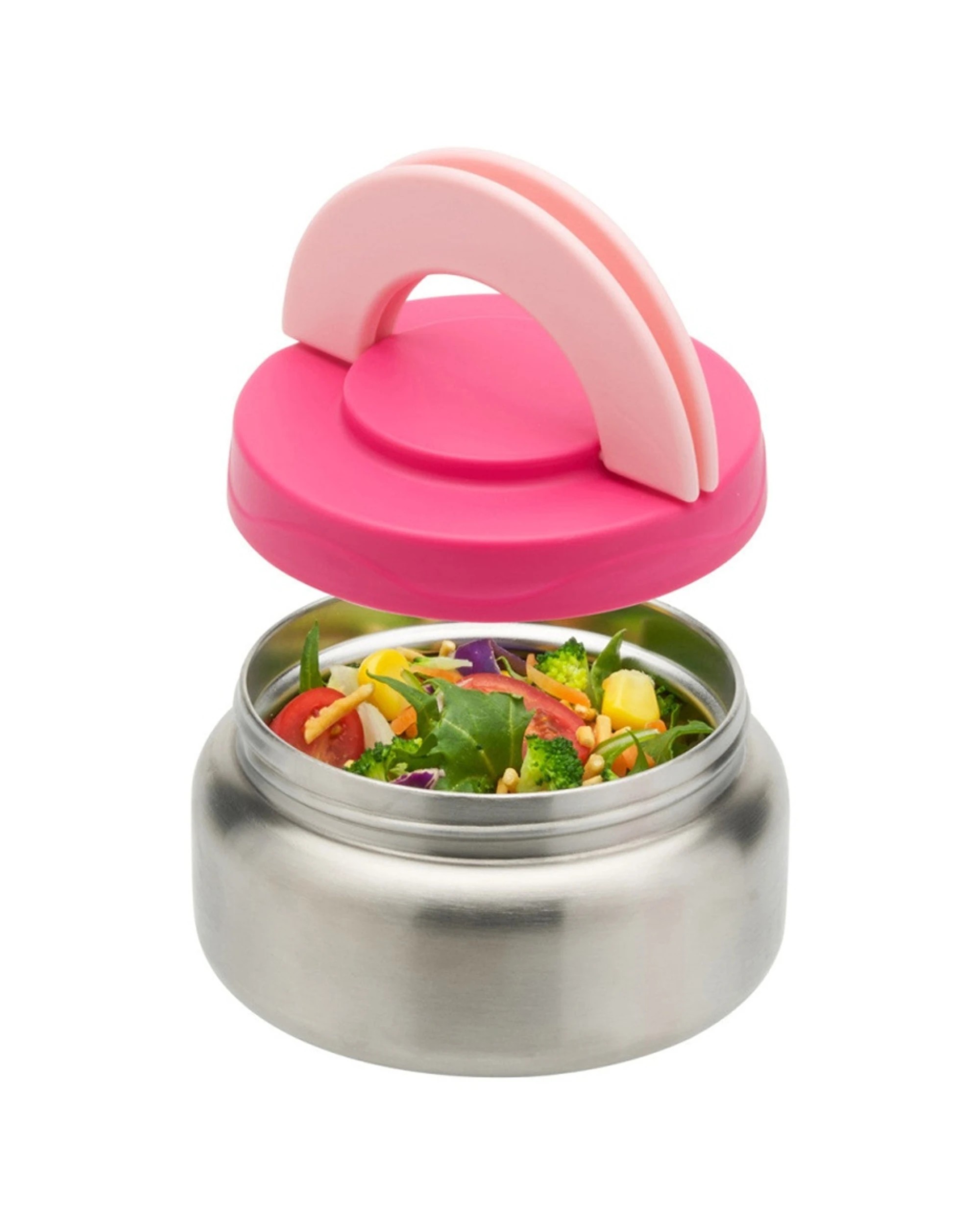 1 Avanti YumYum Bento Lunch Box With Insulated Food Jar 3 Compartments - Pink, 1 of 5