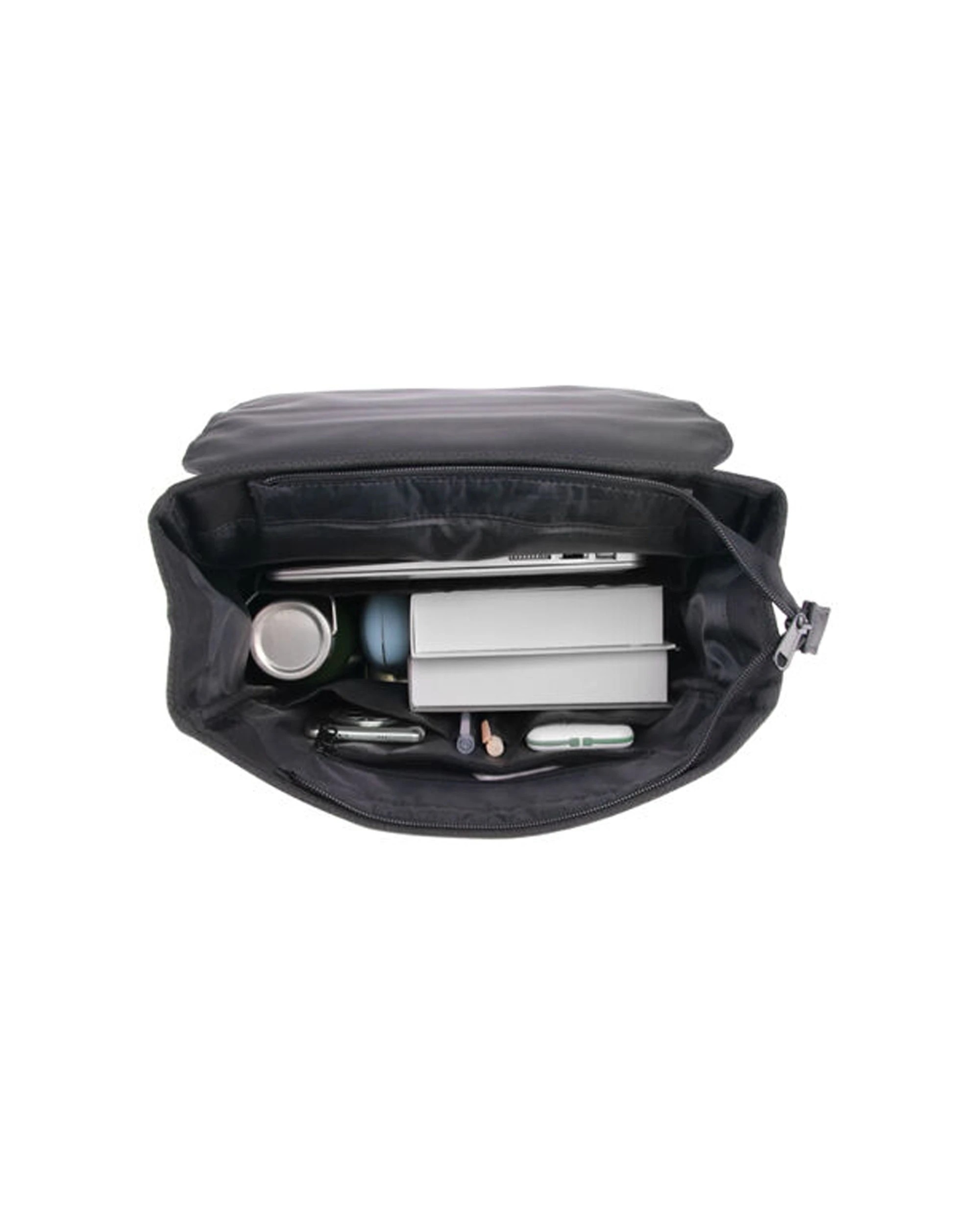 4 Mens Republic Urban Backpack Office Airport Weekend Gift Nylon Bag - Black, 4 of 6