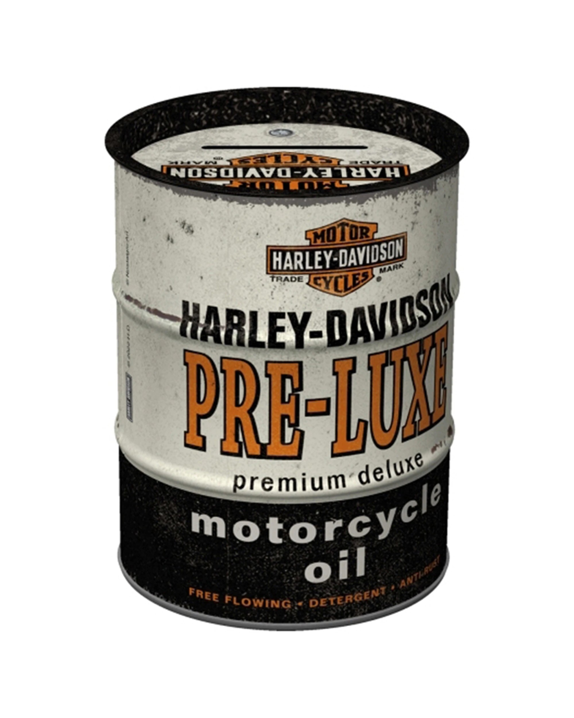 1 Nostalgic-Art Storage Money Box - Oil Barrel Harley-Davidson Pre-Luxe - Beige, 1 of 3