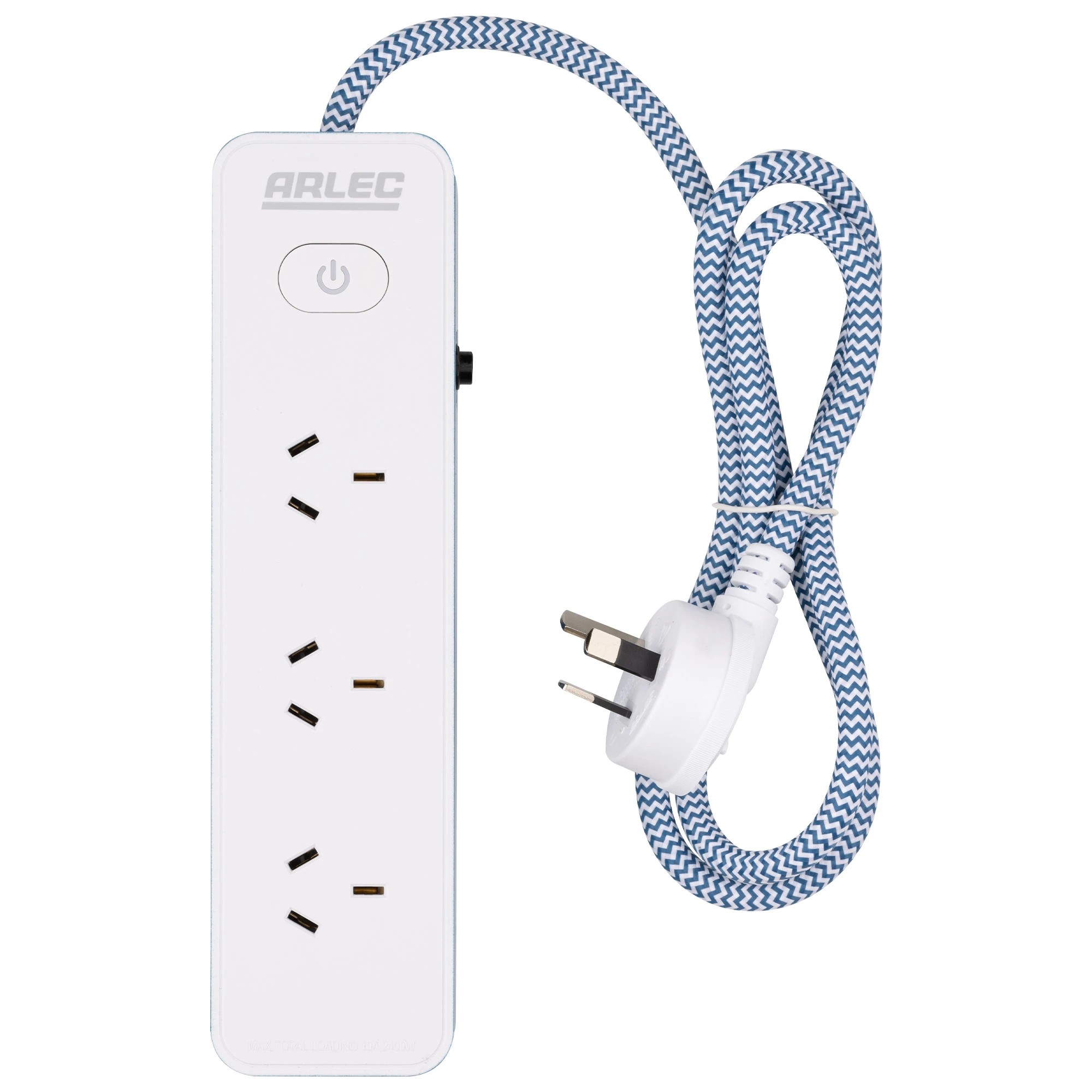 2 4 Outlet Arlec Powerboard with Master Switch, 2 of 4