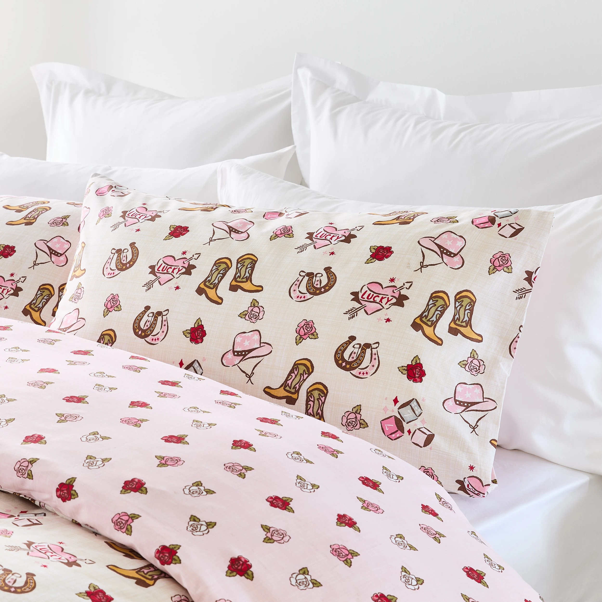 3 Rodeo Cotton Rich Reversible Quilt Cover Set - Single Bed, 3 of 7