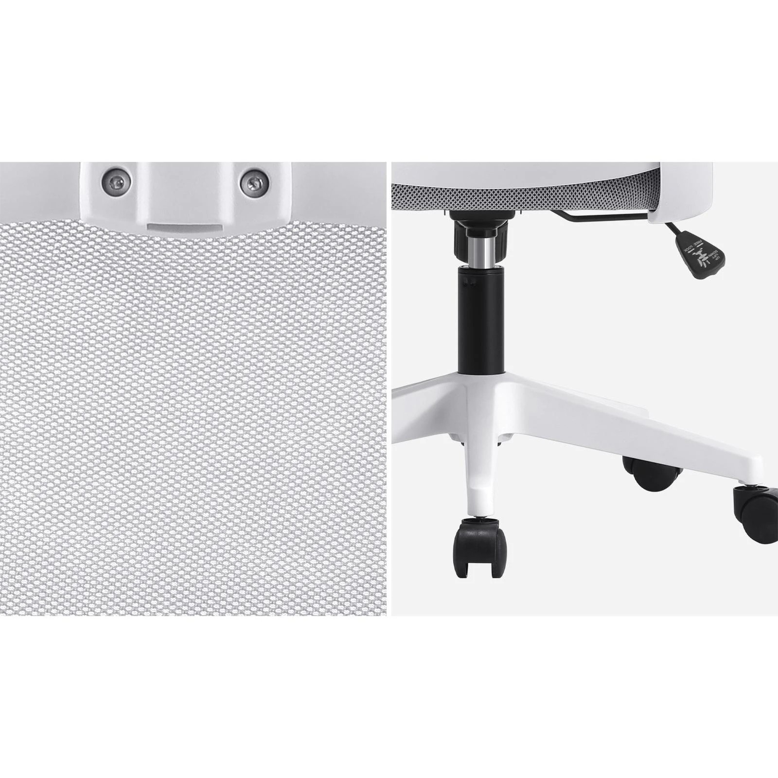 6 Oikiture Mesh Office Chair Fabric
 - White, 6 of 10