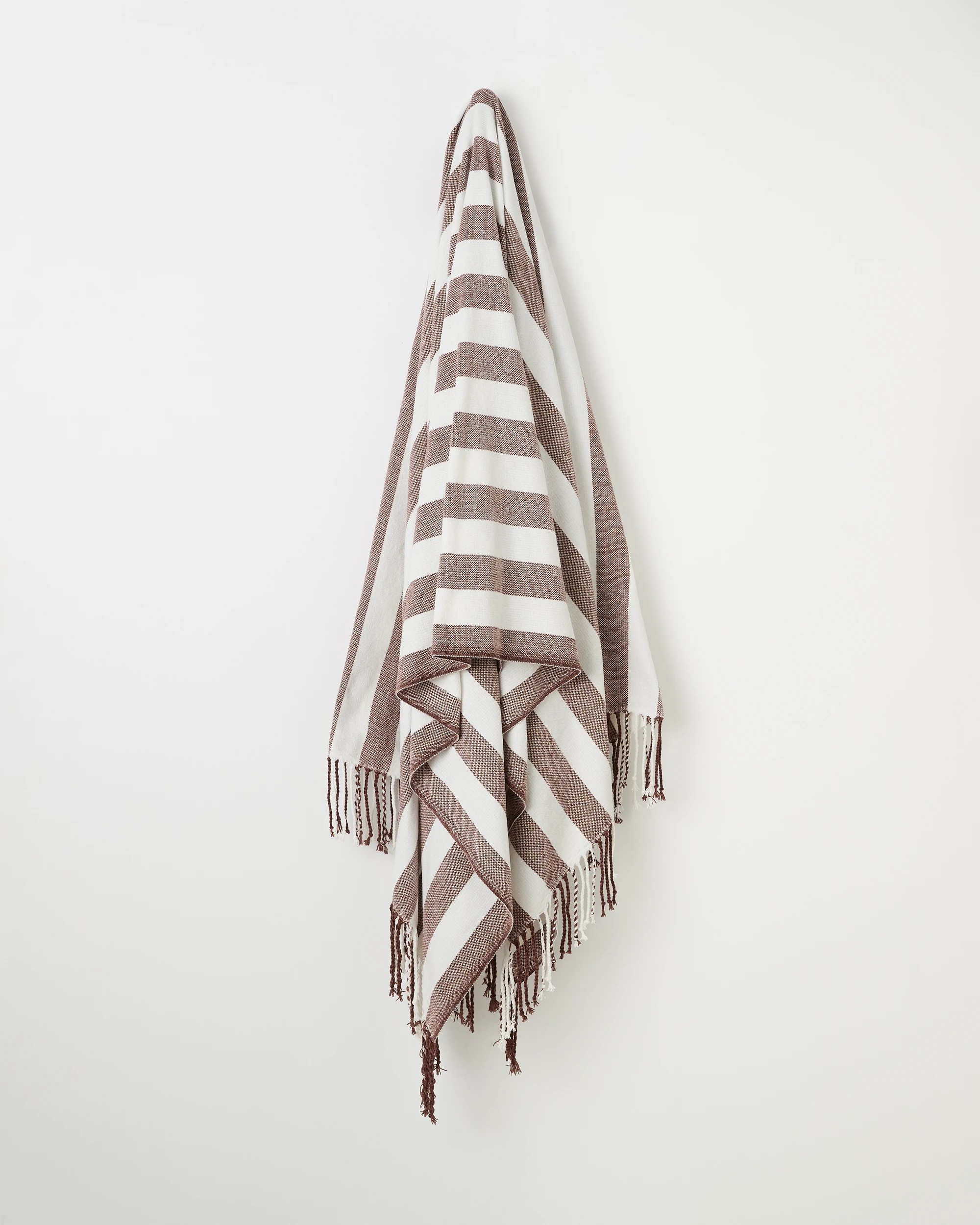 Target Chenille Stripe Throw - One Size - Brown - Kmart