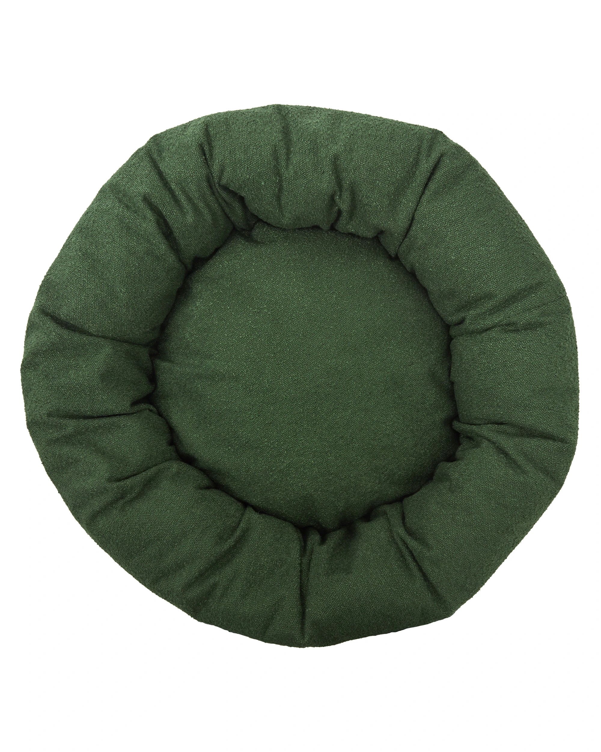 3 Charlie's Miri Round Calming Boucle Dog Bed 90cm Large - Green, 3 of 9