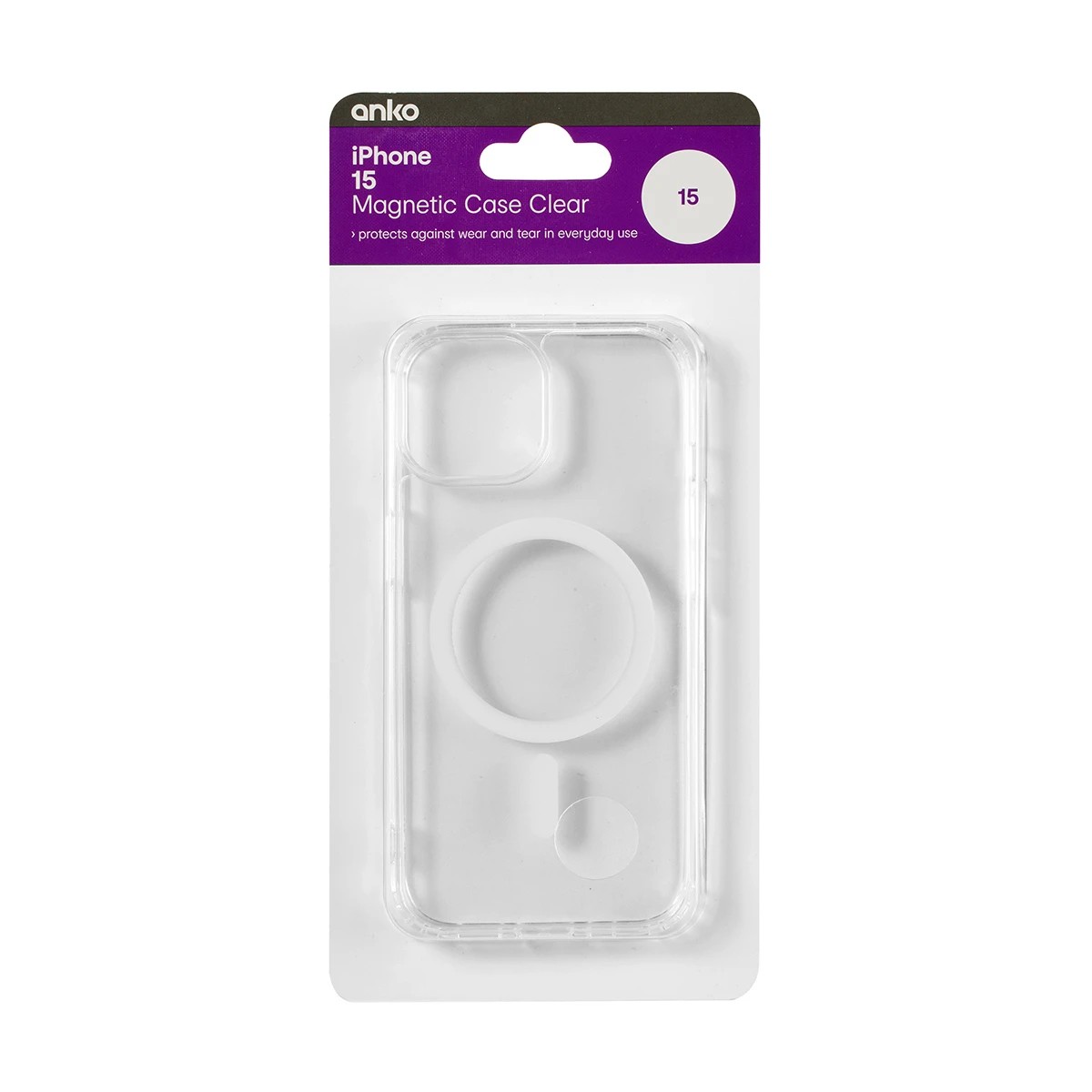5 iPhone 15 MagSafe Case - Clear, 5 of 5