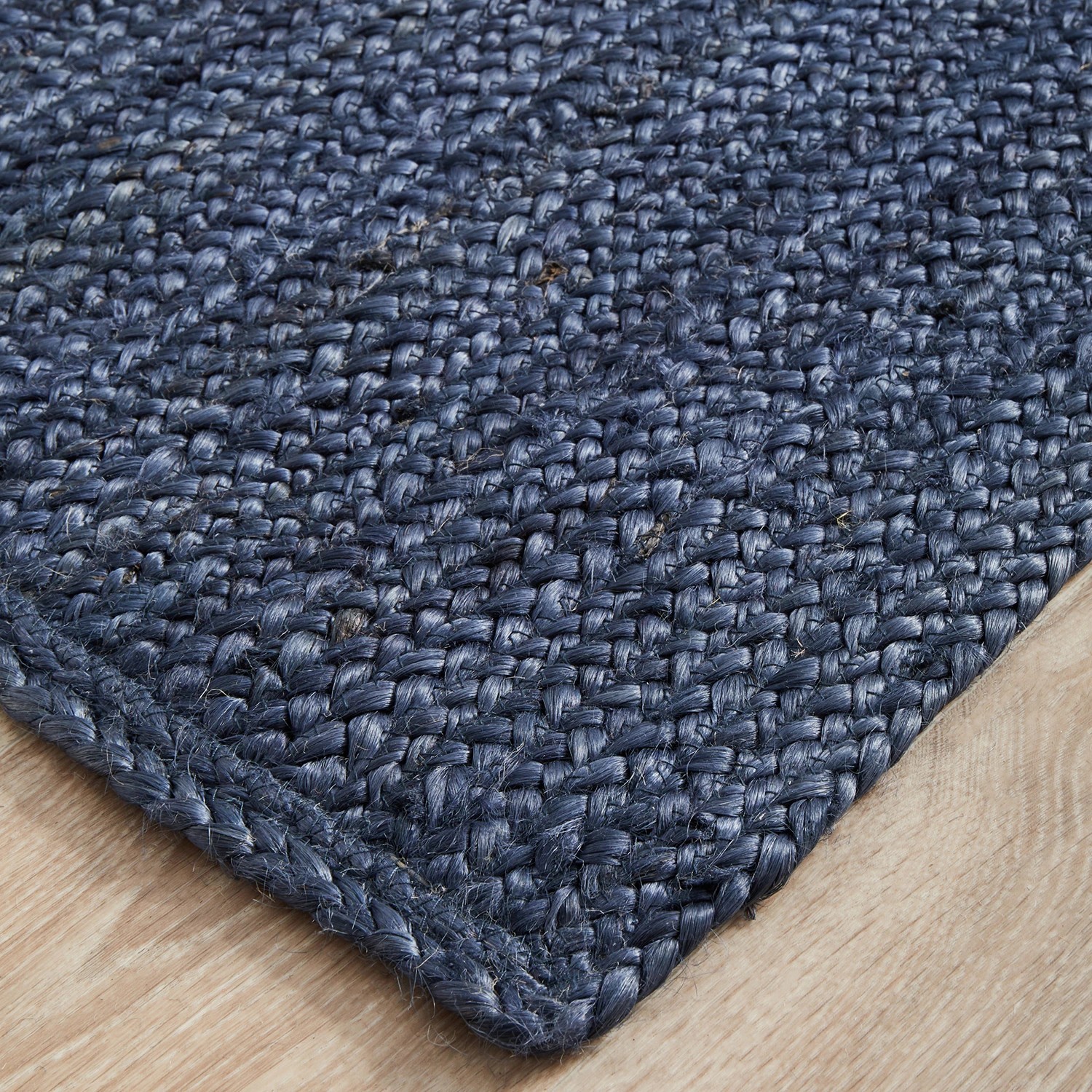 5 Common Ground Rugs Shoreline Navy 400x80cm - Large Runner Hand Braided Jute Rug - Blue, 5 of 9