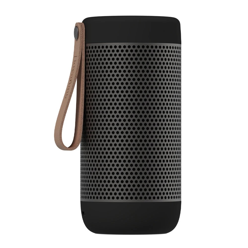 1 Kreafunk Acoustic Bluetooth Speaker - New Black - Black, 1 of 4