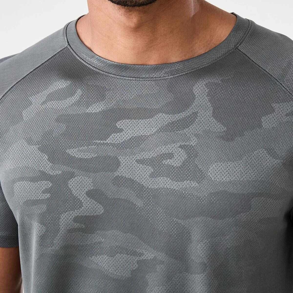 5 Active Mens Printed T-shirt EMBOSSED CAMO QUIET SHADE, 5 of 6