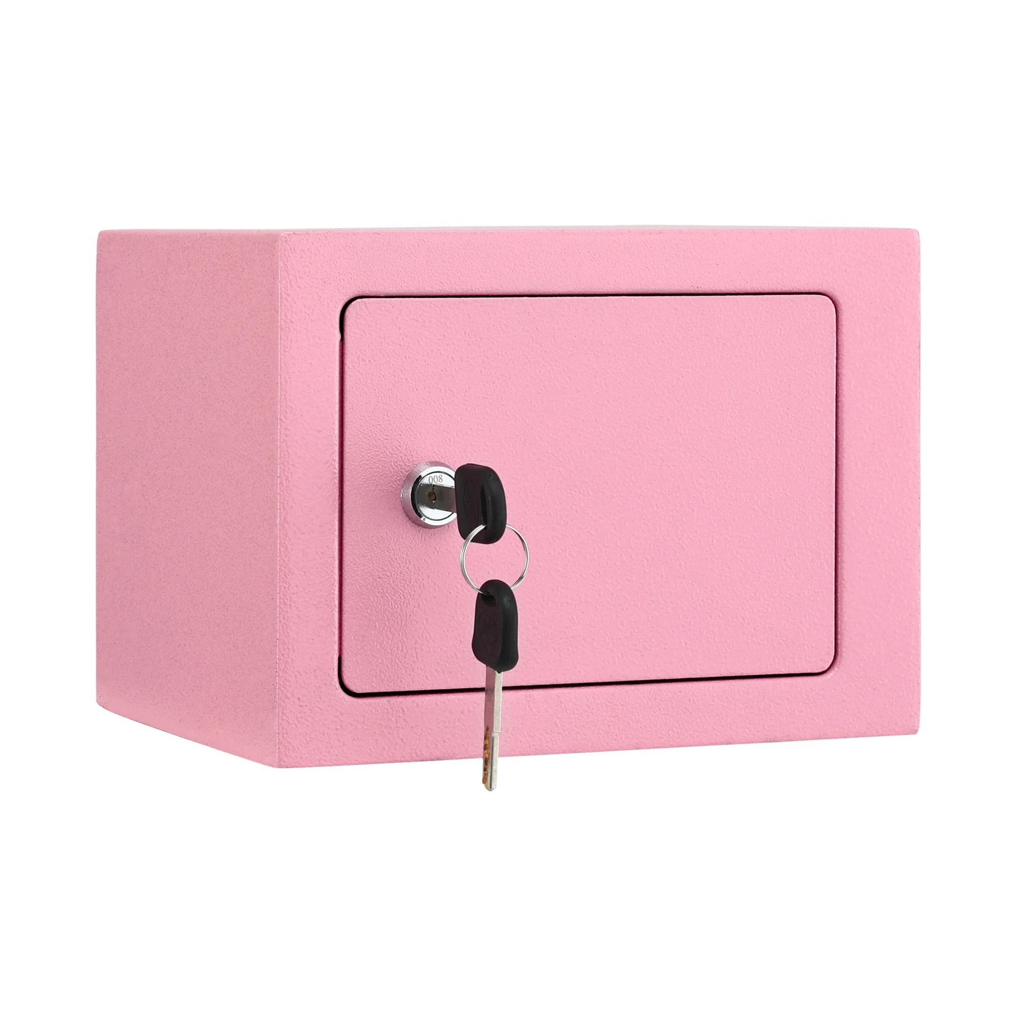 1 UL-Tech 6.5L Small Safe Box with Key Lock for Cash Mini Home Security Safe - Pink, 1 of 8