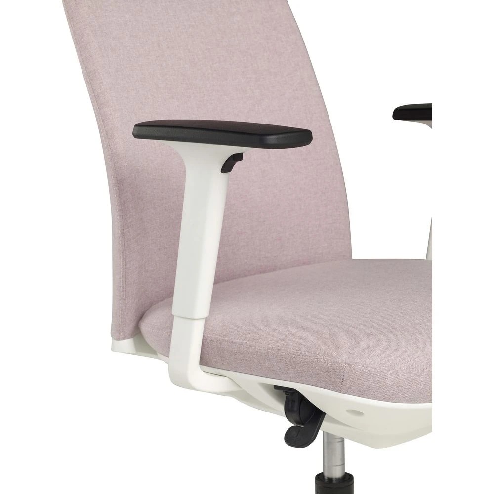 5 Pago Nest Home Office Ergonomic Medium Back Chair Pink Ergonomic Chairs and Desk Chairs, 5 of 10