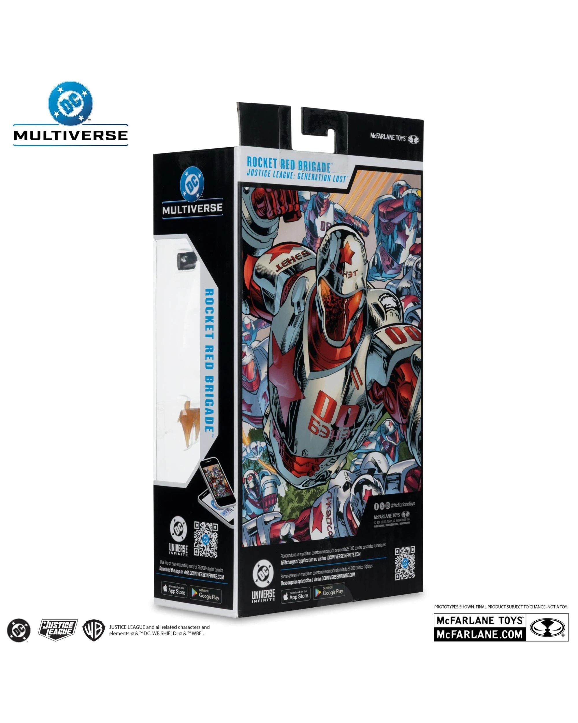 9 DC Multiverse Red Rocket Brigade Justice League Generation Lost 7 inch Action Figure, 9 of 9