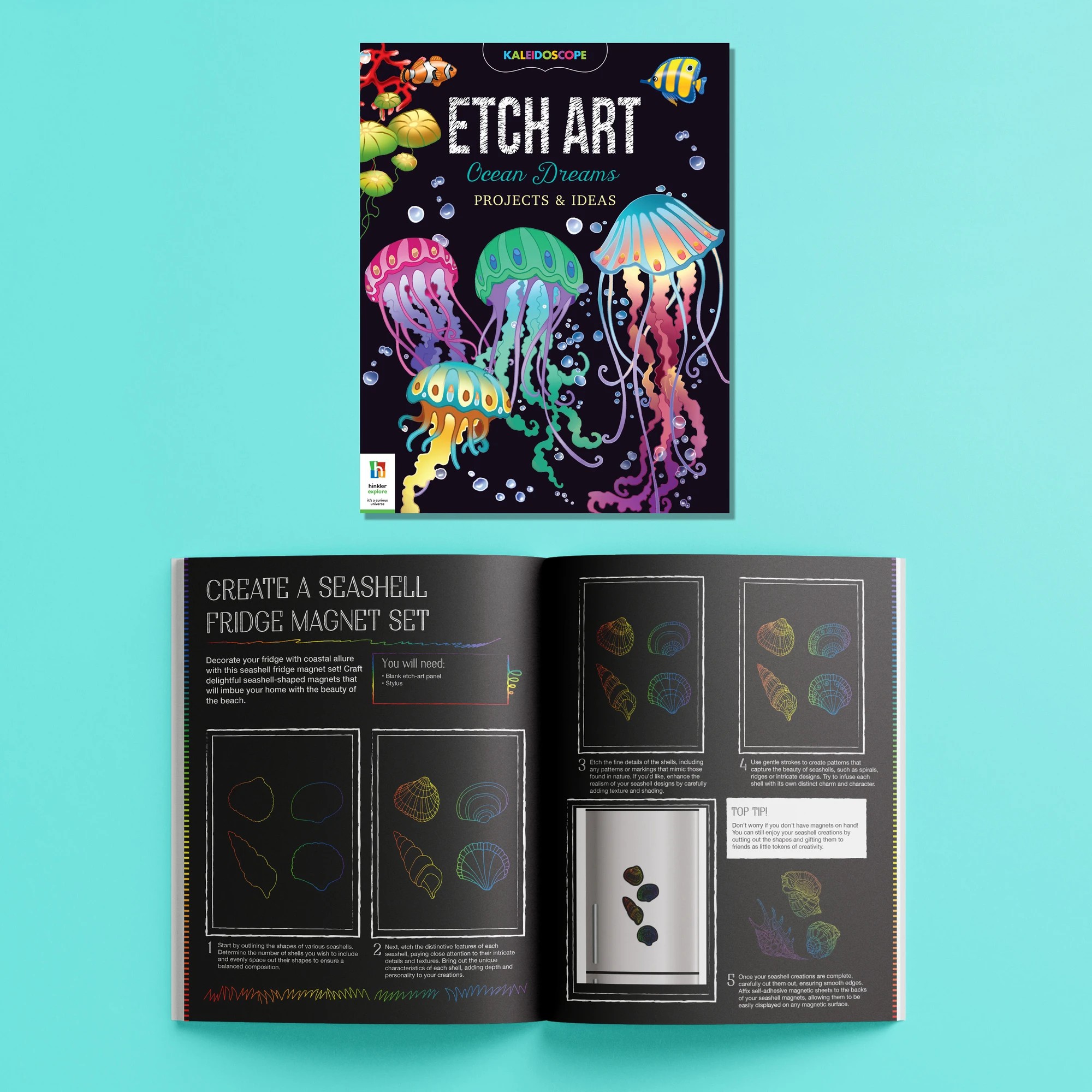 5 Kaleidoscope Etch Art Creations: Ocean Dreams - Book, 5 of 8