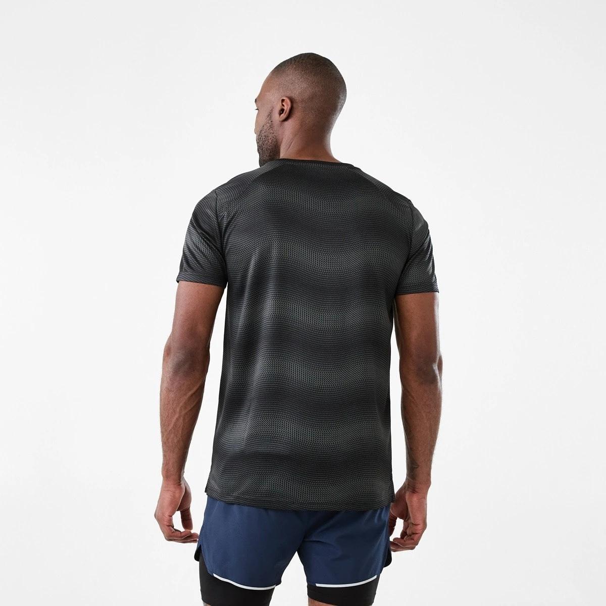 3 Active Mens Printed T-shirt OCEAN GEO BLACK, 3 of 6