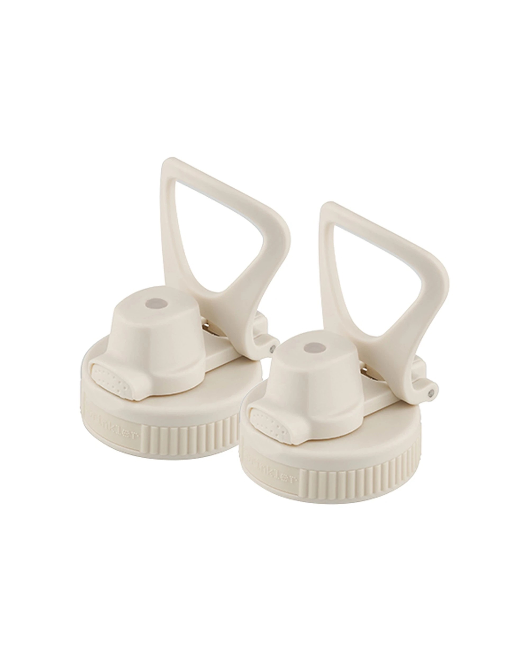 1 Sprinkler Alfie Sipper Bottle Replacement Lid 2PK Leakproof Push-Top - Beige, 1 of 2