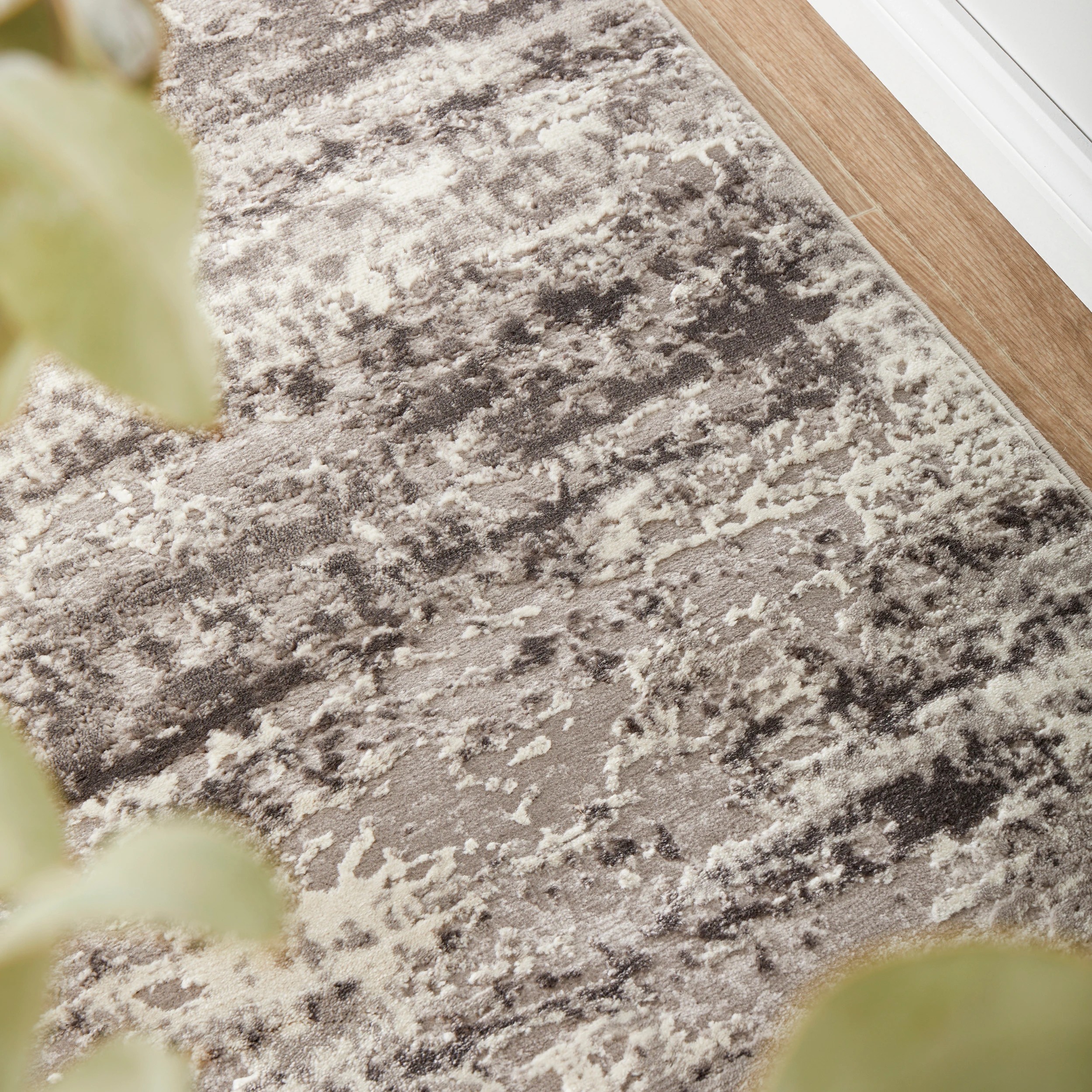 3 Common Ground Rugs Grandeur 115 300x80cm - Medium Runner Rug - Silver, 3 of 6