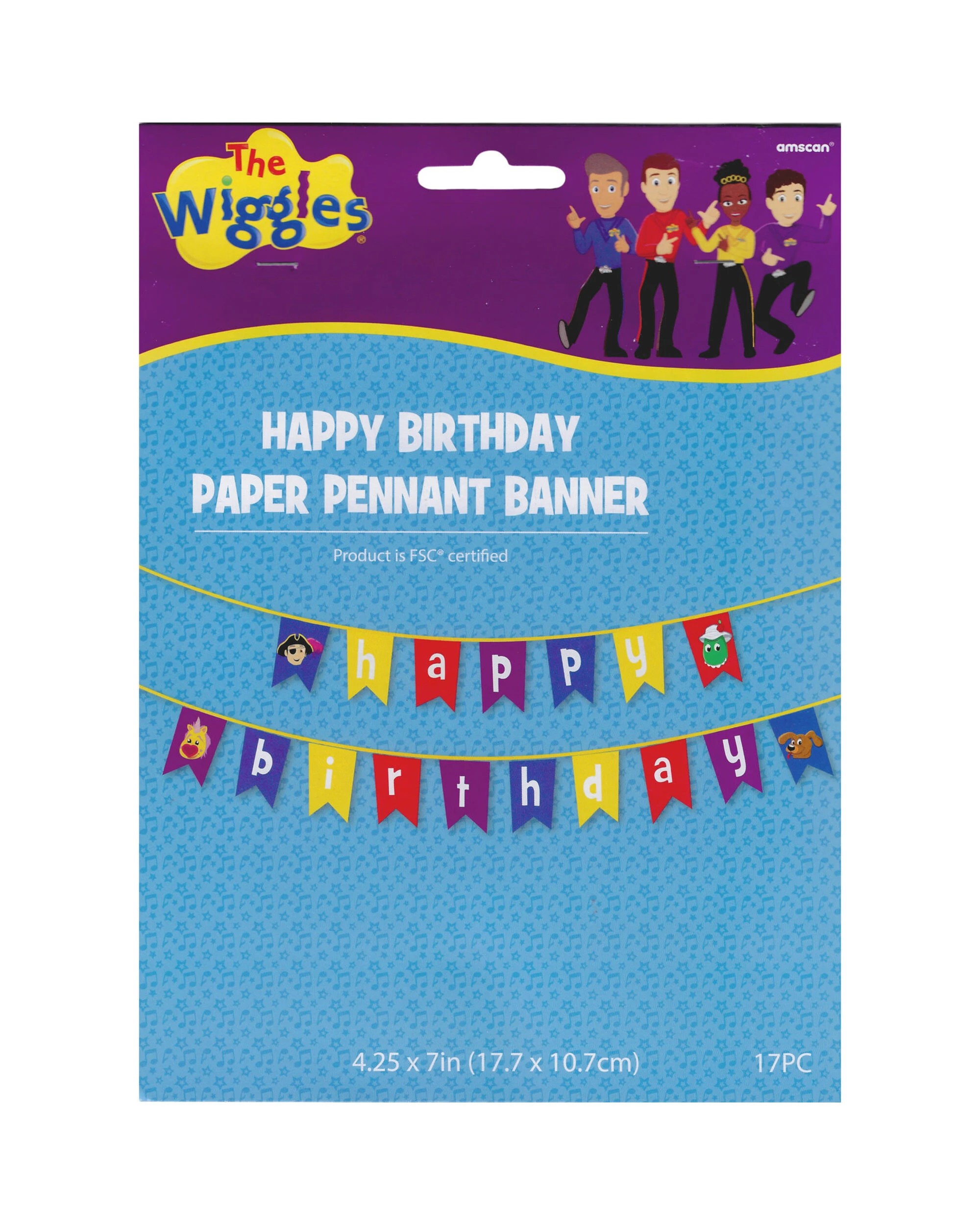 2 Amscan The Wiggles Party Happy Birthday Pennant Banner, 2 of 2