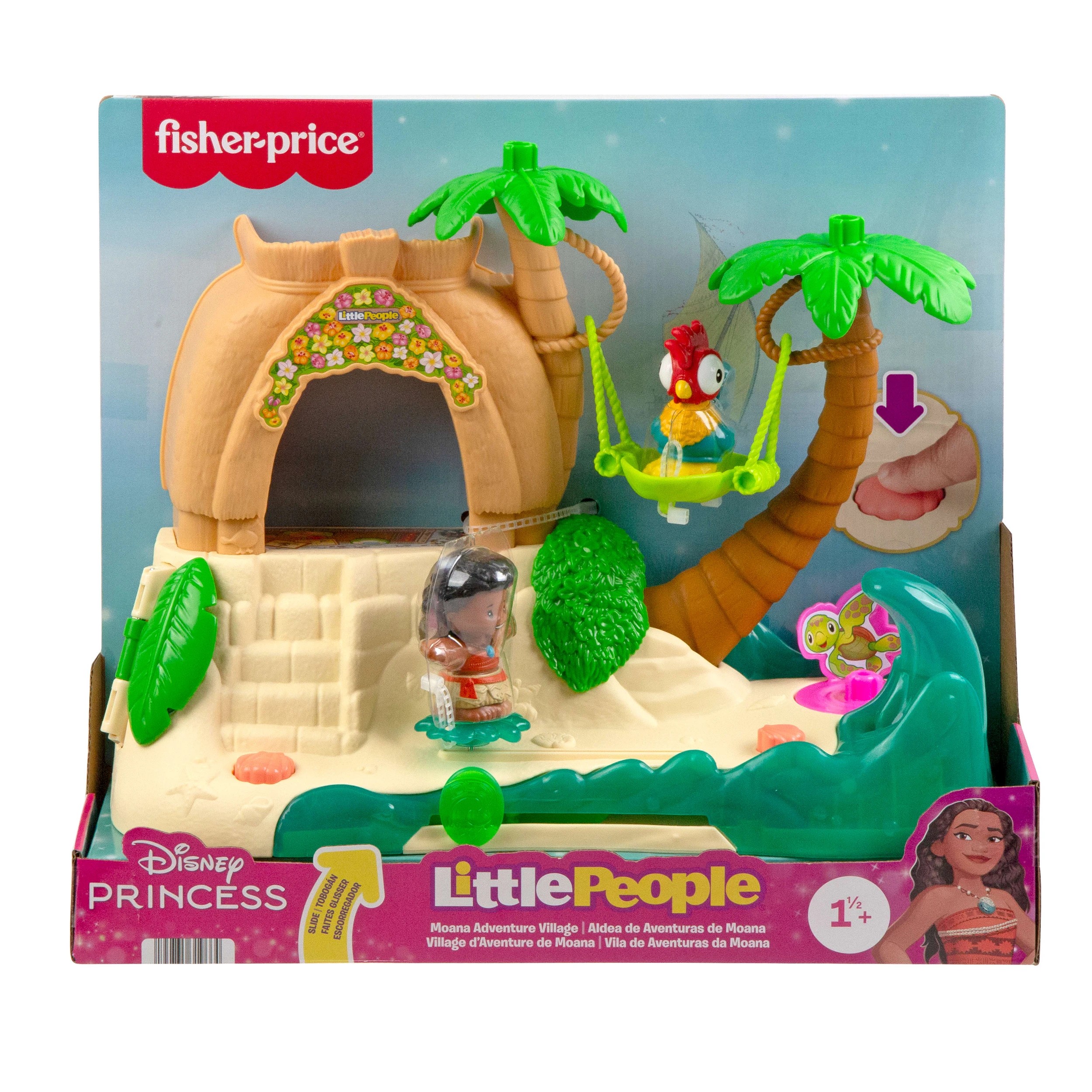 1 Fisher-Price Disney Princess Moana Little People Adventure Village Playset, 1 of 5