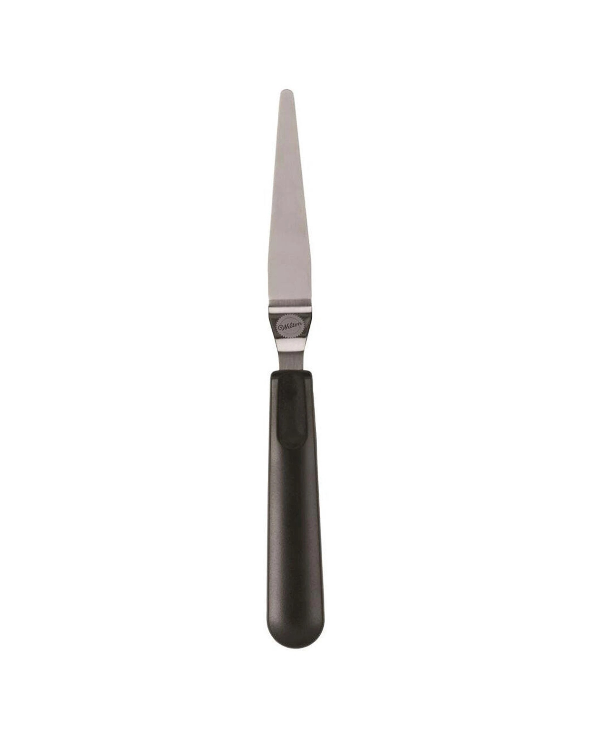 1 Wilton Stainless Steel 23cm Taper Baking Spatula Detail Work Comfortable - Black, 1 of 1
