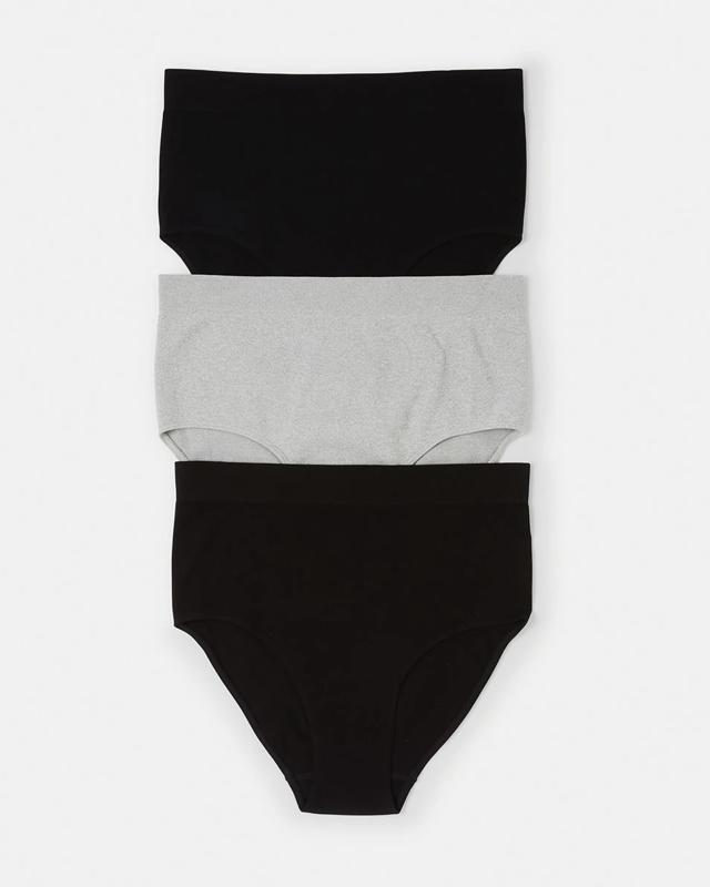 3 Pack Curve Rib Seamfree Full Br