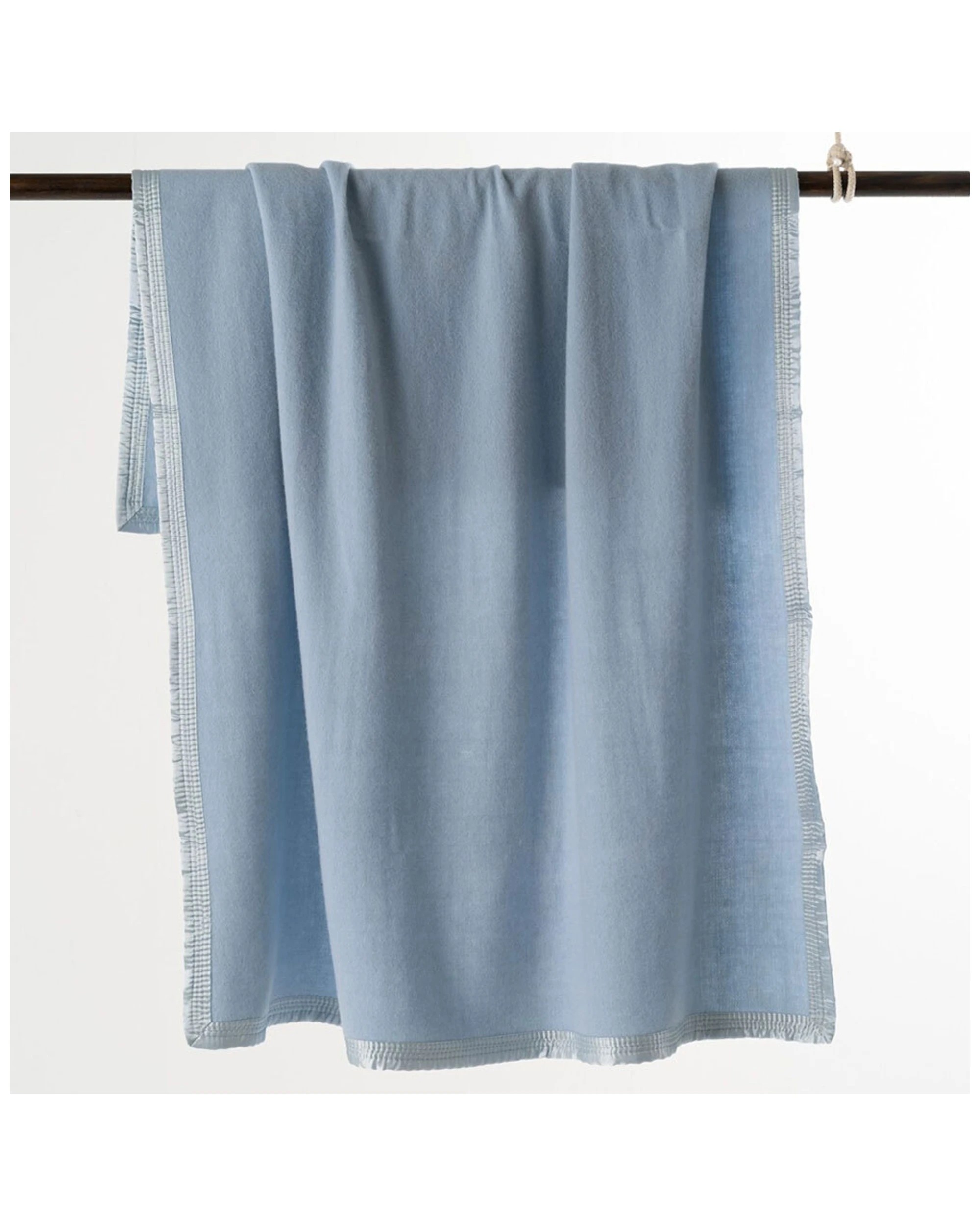 3 Onkaparinga Baby 120x160cm Soft Wool Warm Blanket Nursery Bedding
 - Blue, 3 of 4