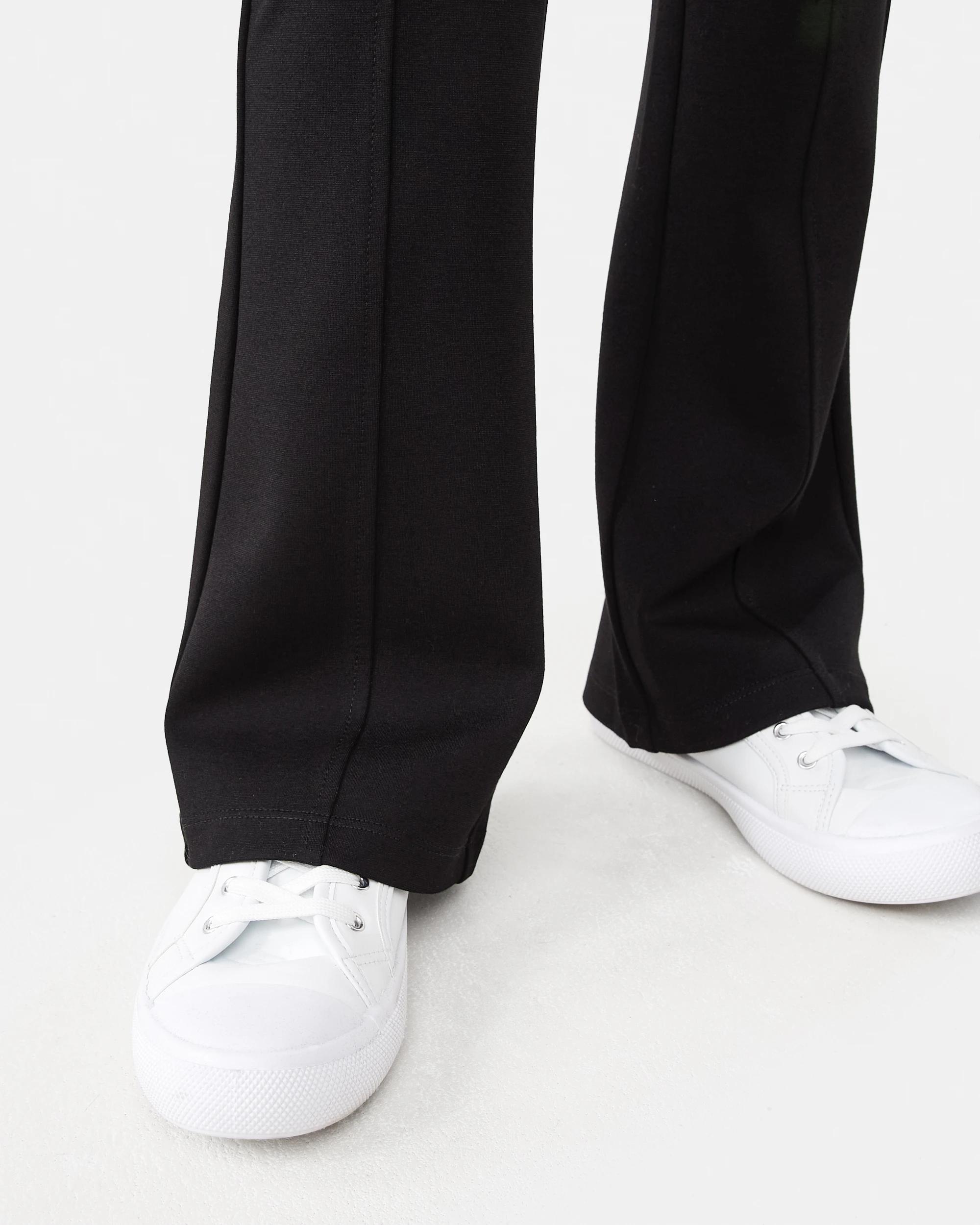 4 Ponte Flare Leggings Black, 4 of 6