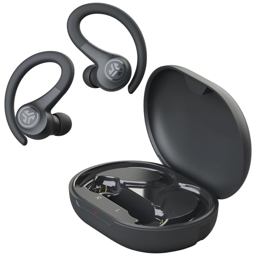 1 JLab Go Sport+ True Wireless Earbuds Graphite, 1 of 5