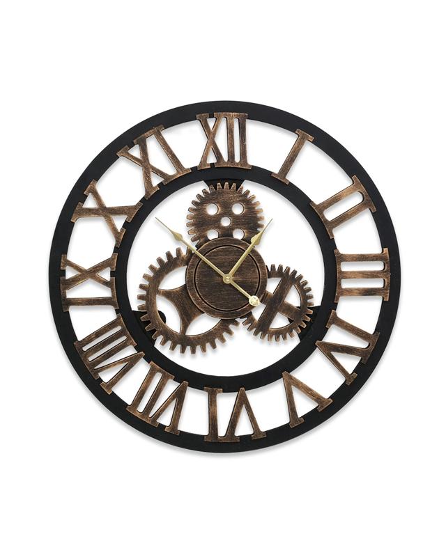 Artiss 60cm Wall Clock Large Retro Roman Numerals - M