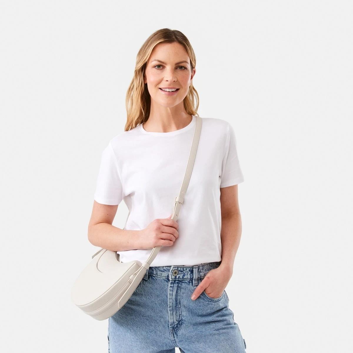 5 Moon Crossbody Bag Beige, 5 of 5