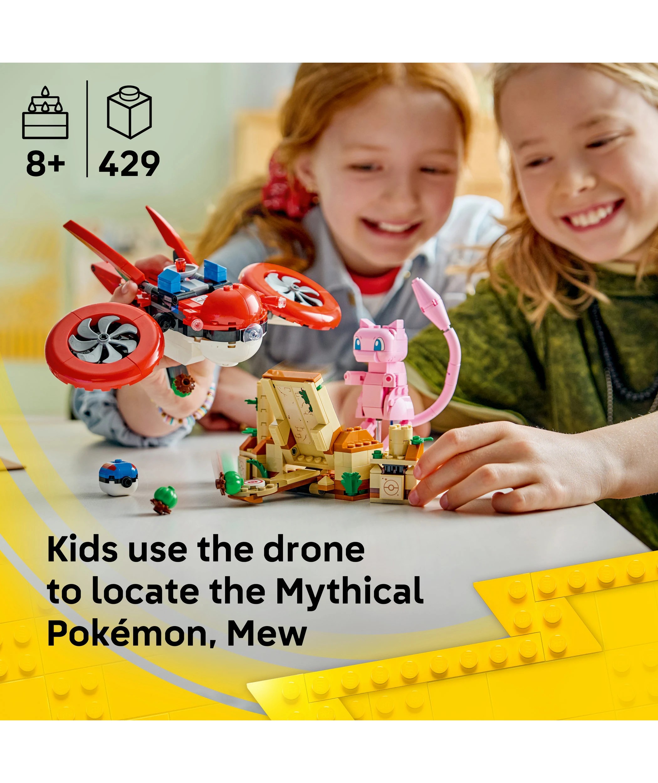 4 LEGO Pokemon SMART Play: Drone Search for Mythical Mew 72161, 4 of 11