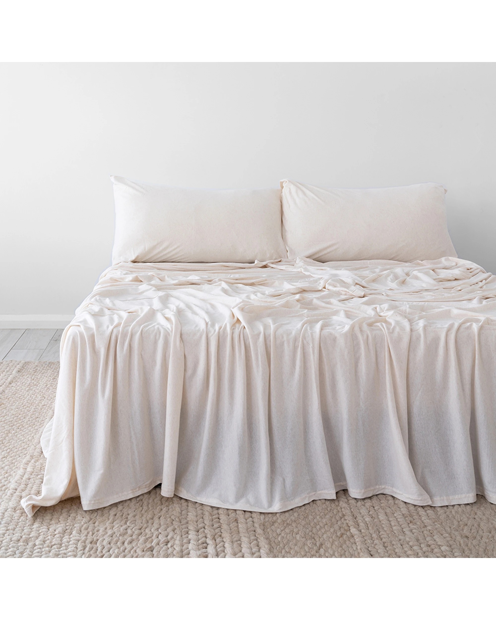 1 Bambury BedT Organica Sheet Set Organic Cotton Tencel - Double Bed - Beige, 1 of 1