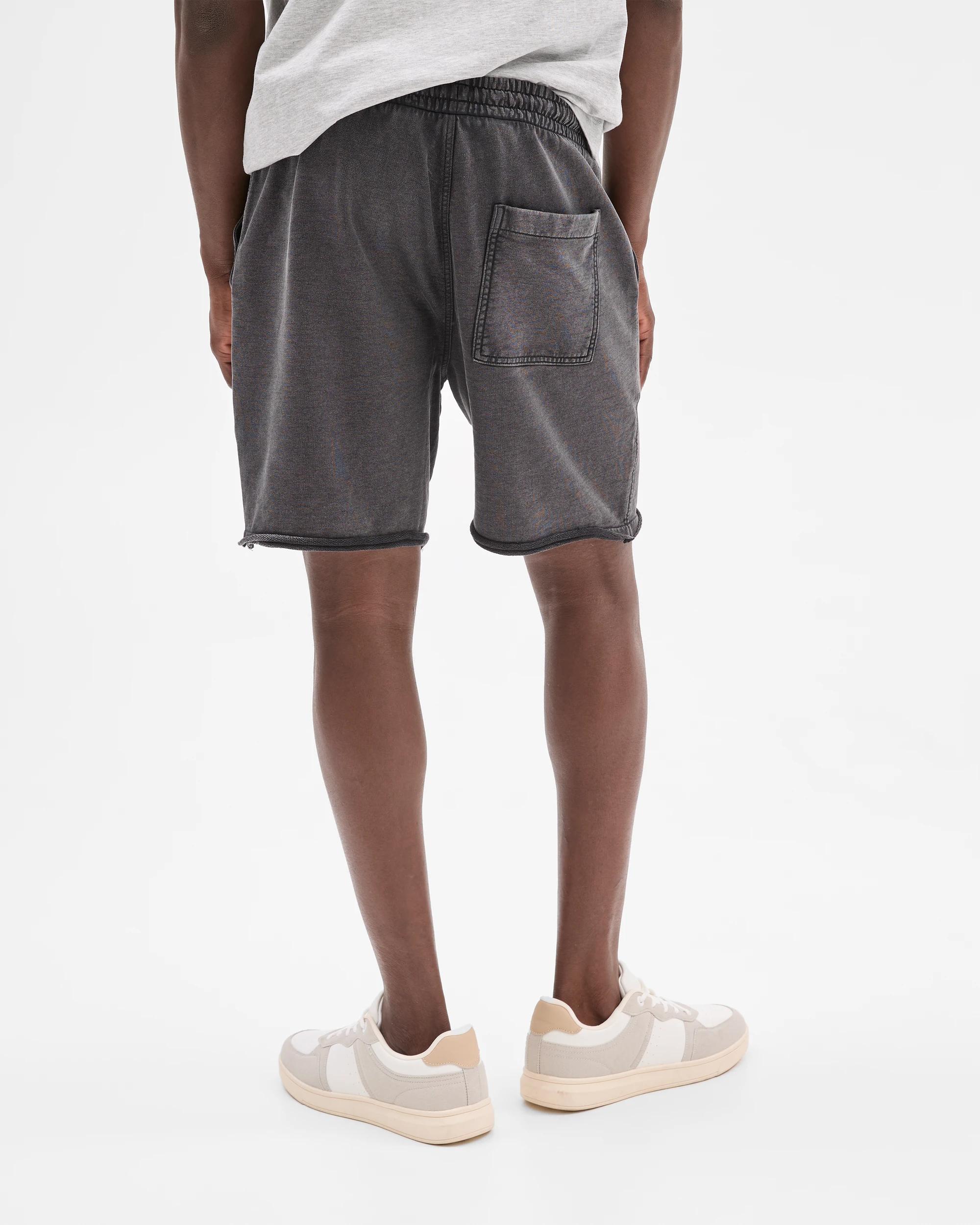 4 Australian Cotton Fleece Shorts - Commons BLACK, 4 of 5
