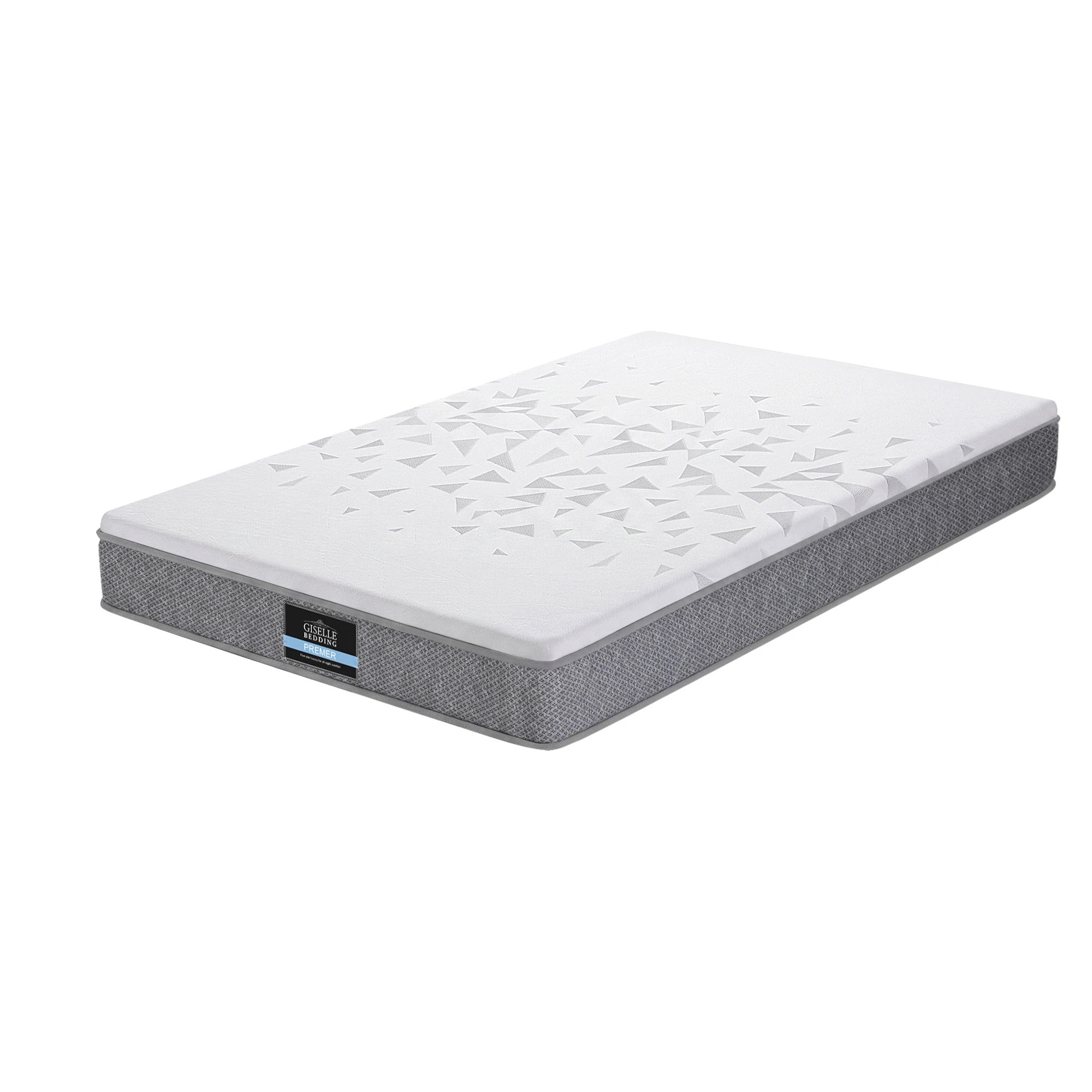 4 Giselle Bedding 23cm Mattress Reversible Firmness Foam Layer - King Single Bed - White, 4 of 9